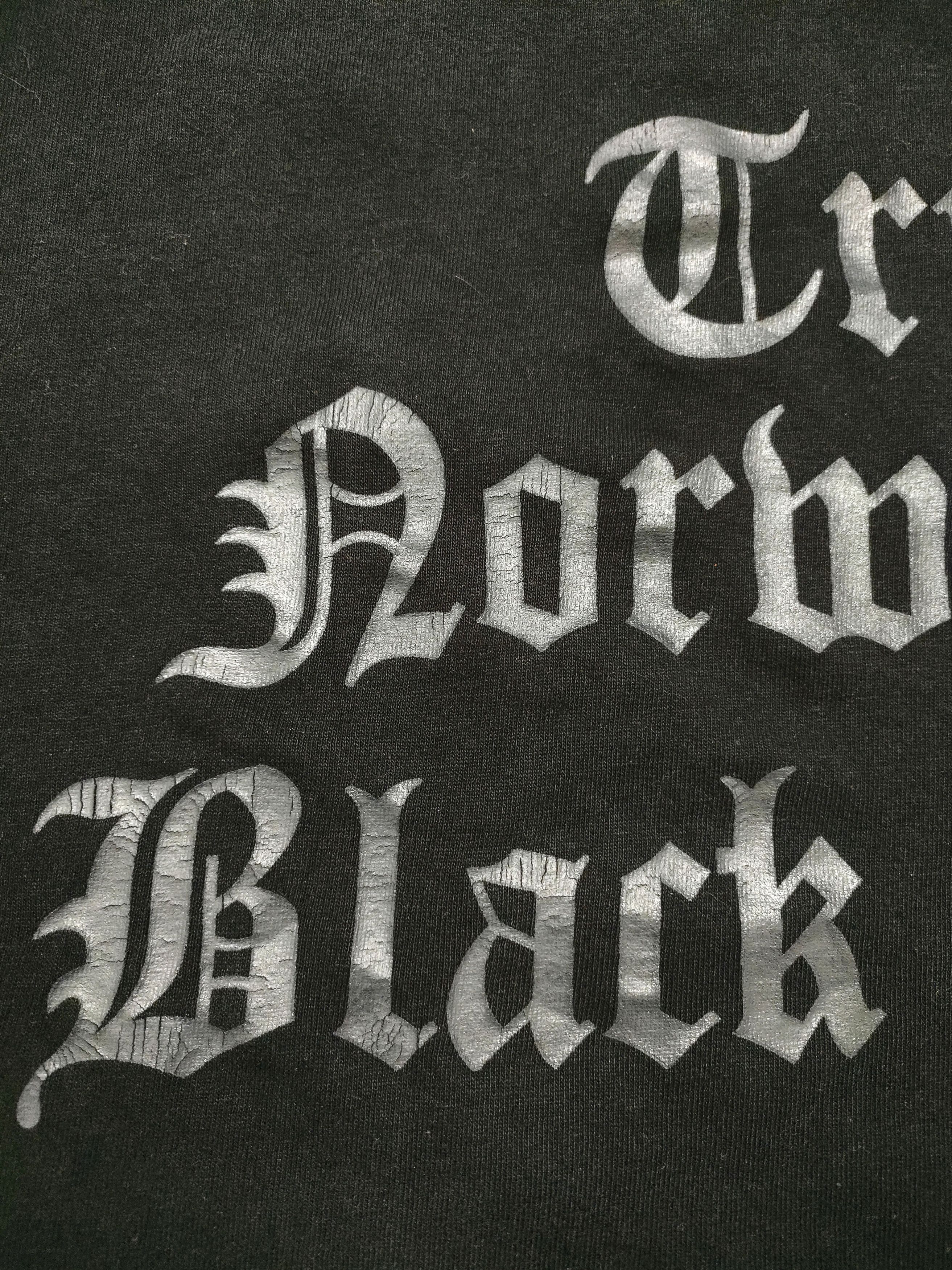Band Tees Early 00s DARKTHRONE black on black print T-Shirt Size US L / EU 52-54 / 3 - 12 Thumbnail