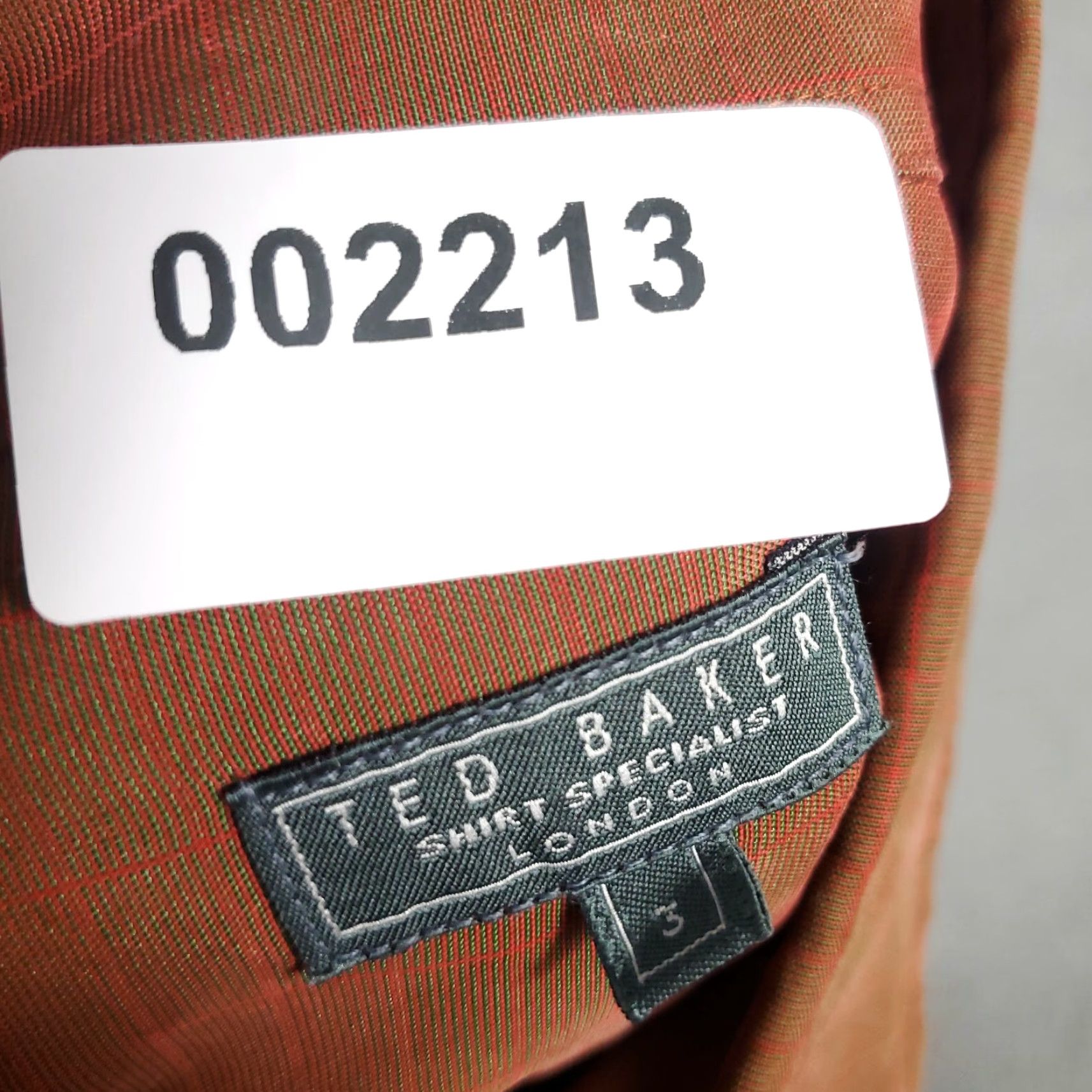 Ted Baker VINTAGE Ted Baker Button-Up Shirt Brown Size 3 Long Sleeve Casual Mens Size US S / EU 44-46 / 1 - 8 Thumbnail