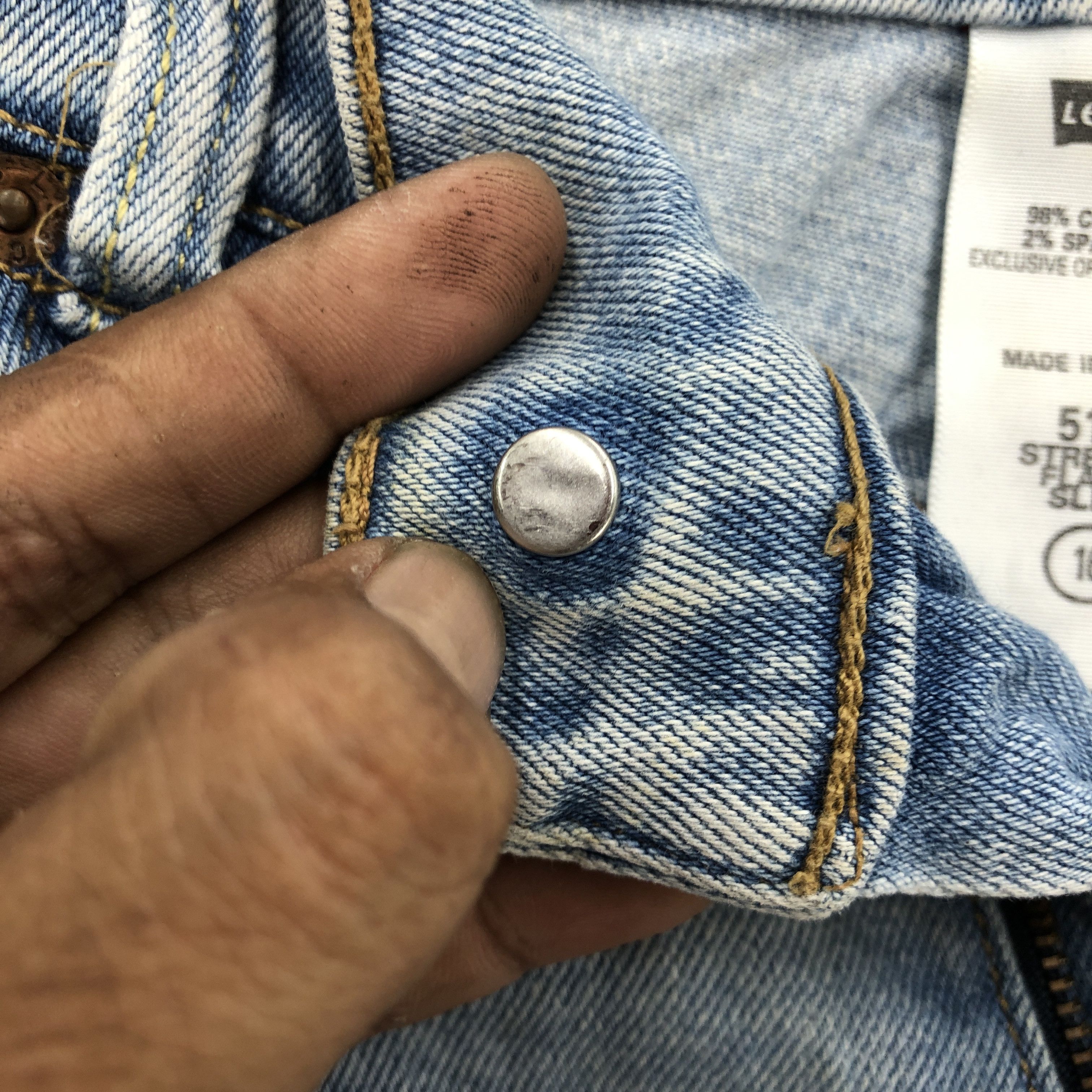 If Six Was Nine × Levi's × Vintage Vintage Levis 517 Wide Leg Jeans Levi's Flare Bootcut Denim Size 24" / US 00 / IT 34 - 8 Thumbnail