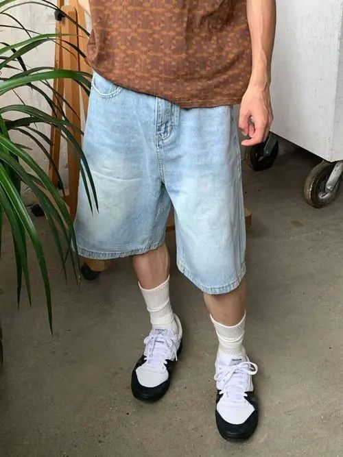 Japanese Brand RETRO vintage jeans Y2K denim shorts jorts Size US 36 / EU 52 - 1 Thumbnail