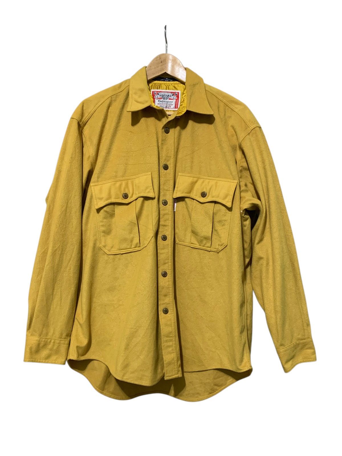 Budweiser × Vintage Vintage budweiser vintage long sleeve shirt Size US XL / EU 56 / 4 - 1 Thumbnail