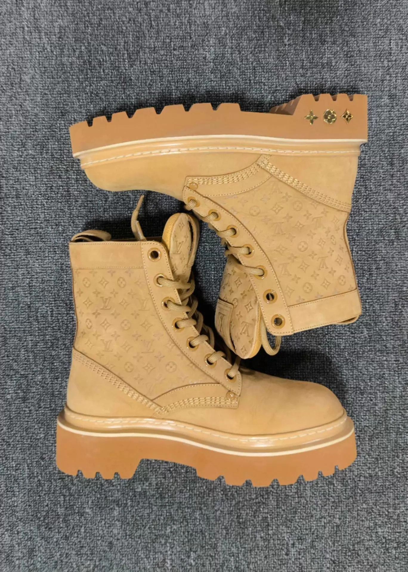 Louis Vuitton LV Brown Ranger Boots 39 Size US 8.5 / IT 38.5 - 2 Thumbnail