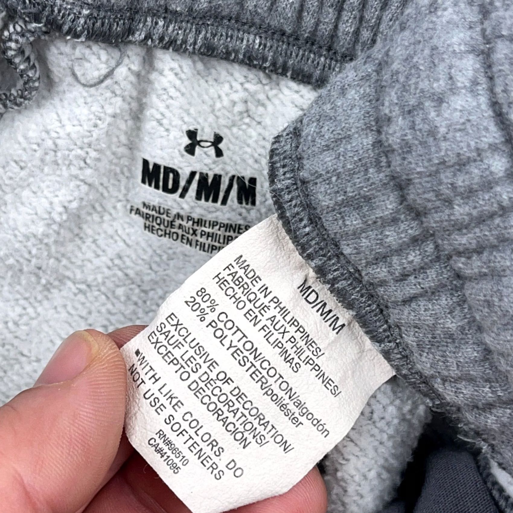Under Armour Under Armour Sweatpants Men M Gray Joggers Tapered Leg Run Gym Heather Airways? Size US 31 - 4 Thumbnail