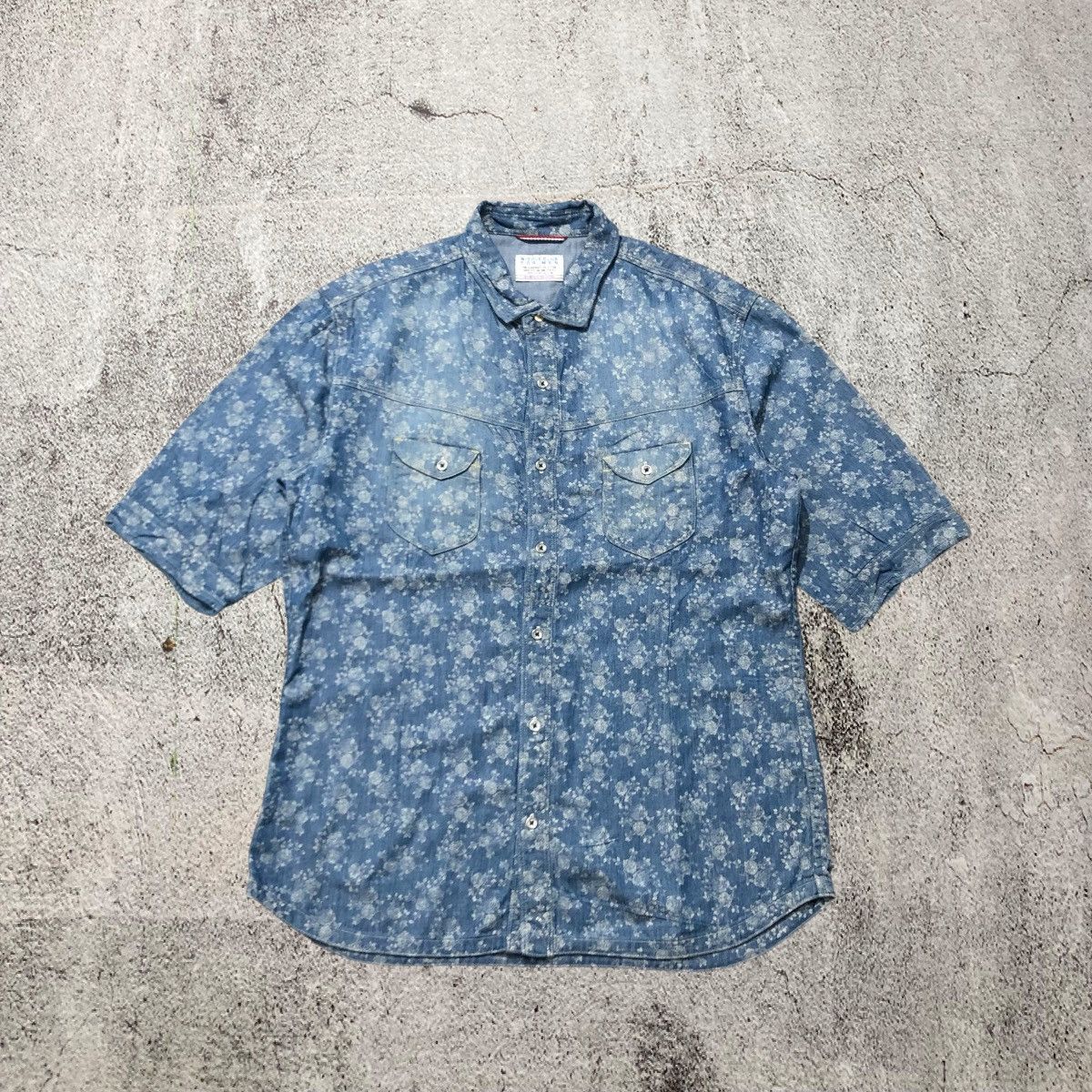 Nicole Club 2000s Nicole Club For Men Floral Motif Button Up Shirt Size US L / EU 52-54 / 3 - 1 Thumbnail