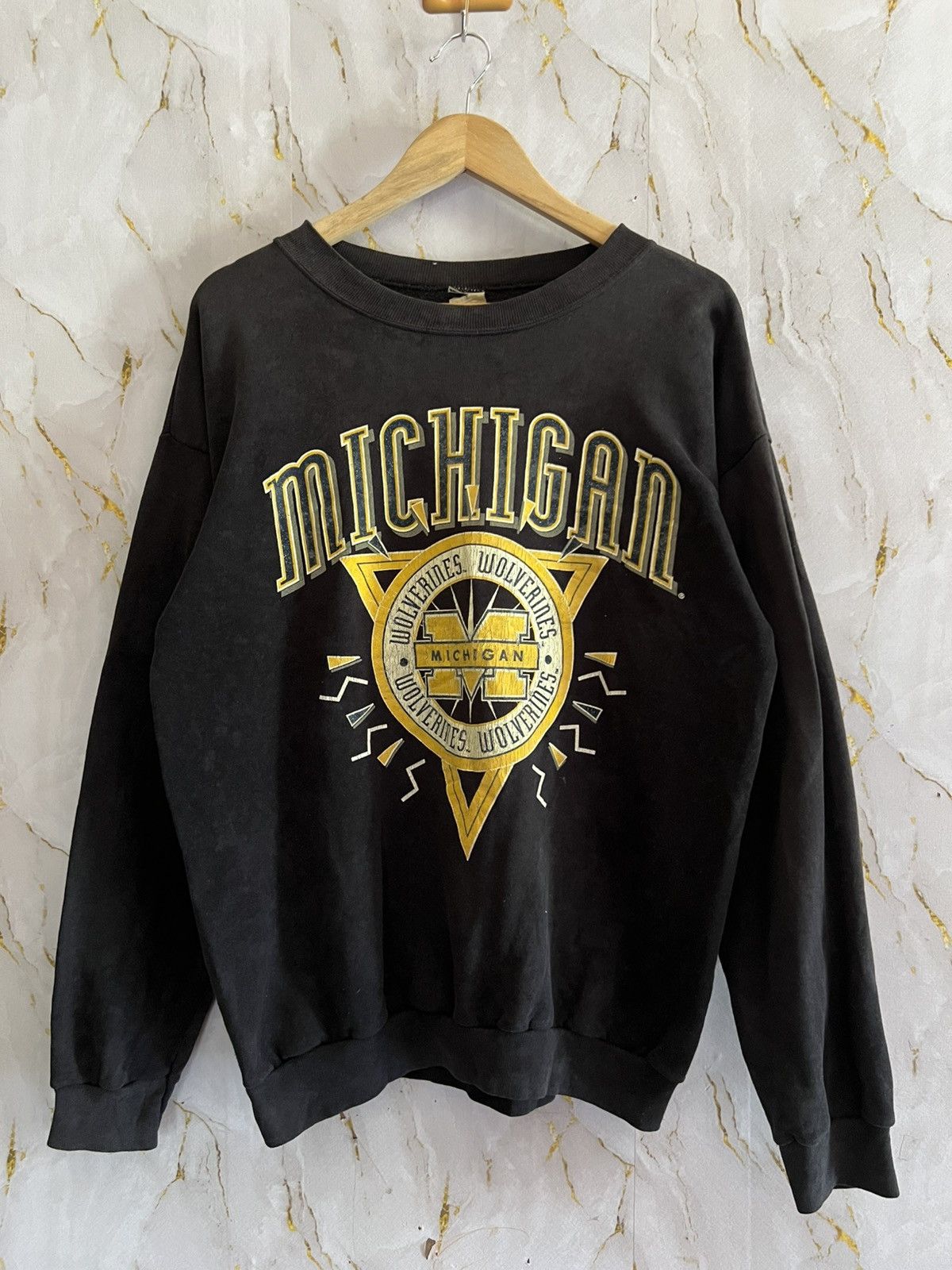 Vintage VINTAGE MICHIGAN SWEATSHIRT Size US XL / EU 56 / 4 - 1 Thumbnail