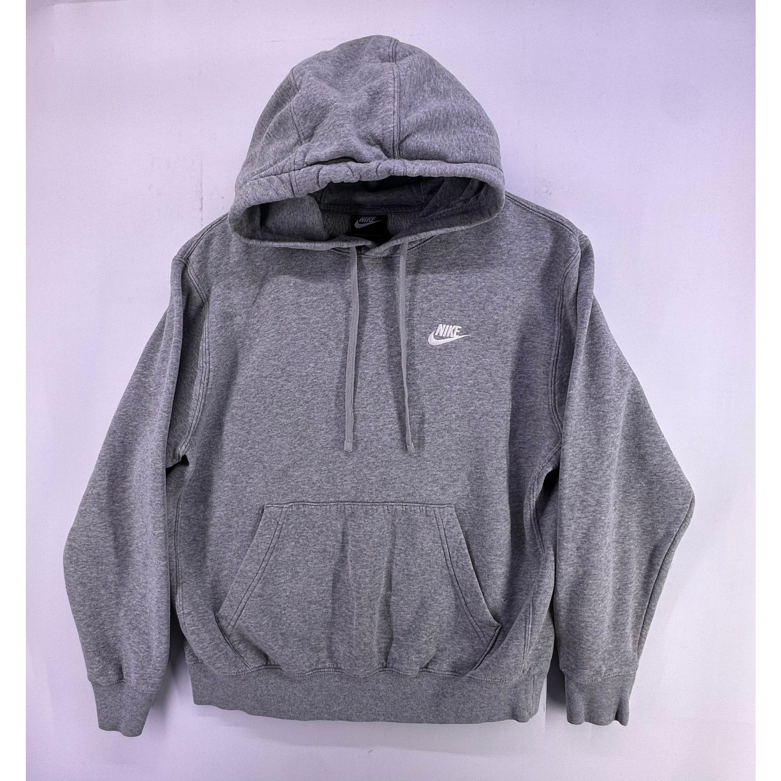 & Other Stories Vintage Nike Light Gray Hoodie White Logo Size Medium Size US M / EU 48-50 / 2 - 1 Thumbnail