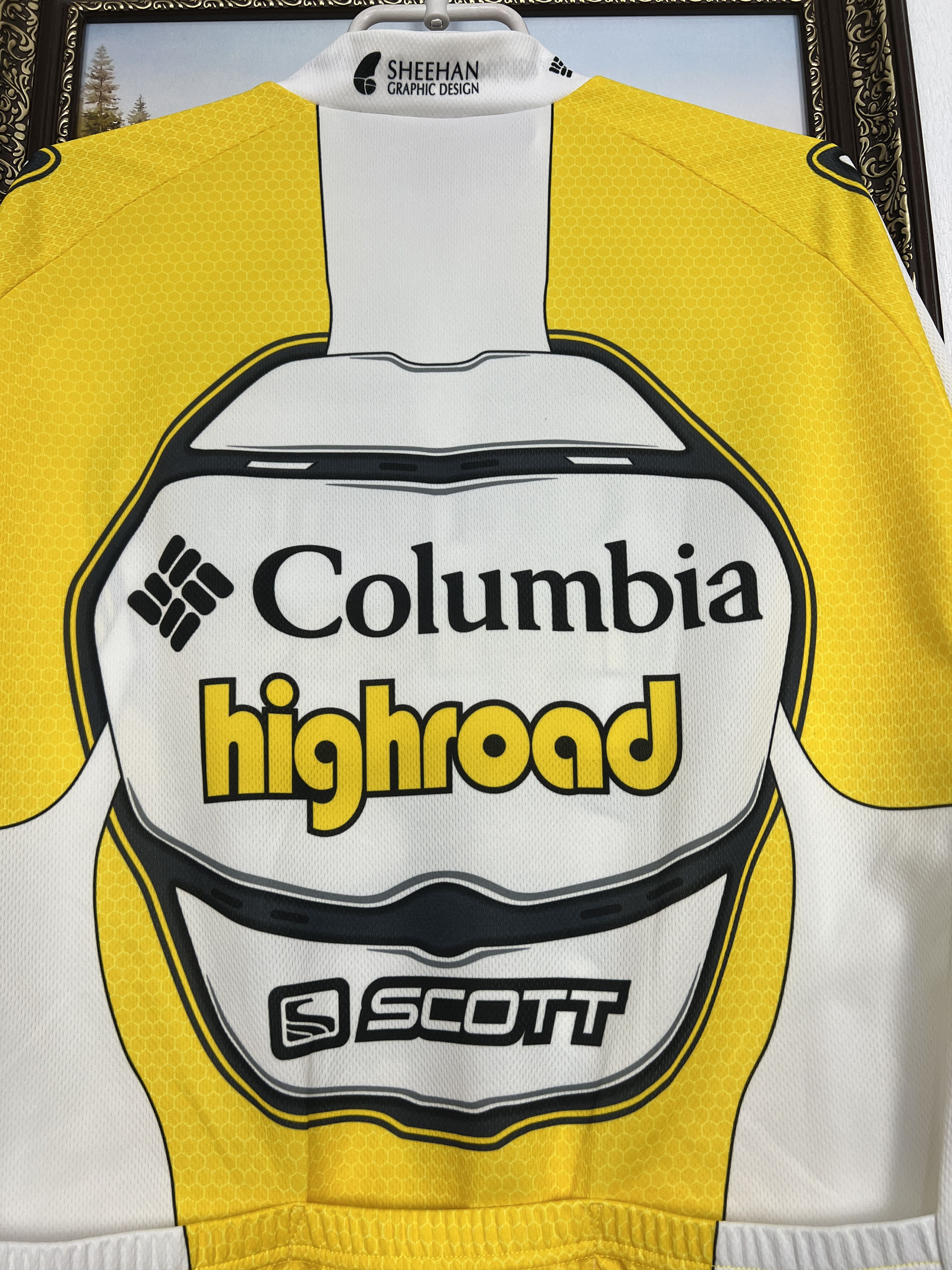 Vintage Vintage Columbia Highroad Cycling Jersey Mens Shirt Maglia Size US L / EU 52-54 / 3 - 15 Thumbnail