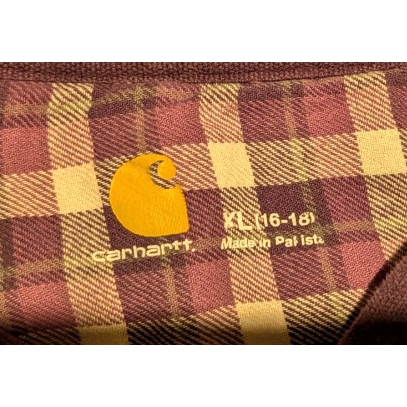 Carhartt Carhartt Womens XL Marengo Sweatshirt Jacket Purple Button Hooded Flannel Lined Upper Pockets Solid 100708 - 555 Womens Clothing Men? Size XL / US 12-14 / IT 48-50 - 7 Thumbnail