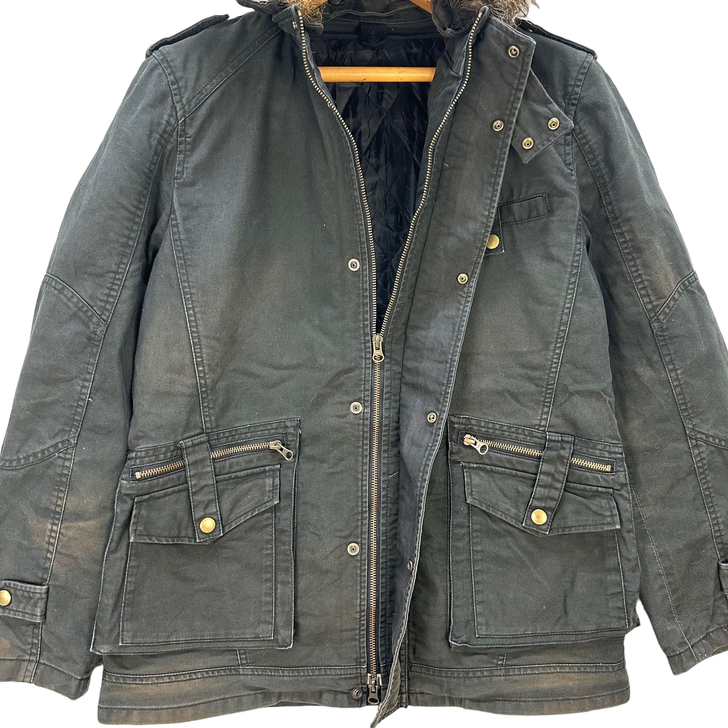 PPFM PPFM SUN FADED FUR HOODIE JACKET #8630-018 Size US L / EU 52-54 / 3 - 8 Thumbnail