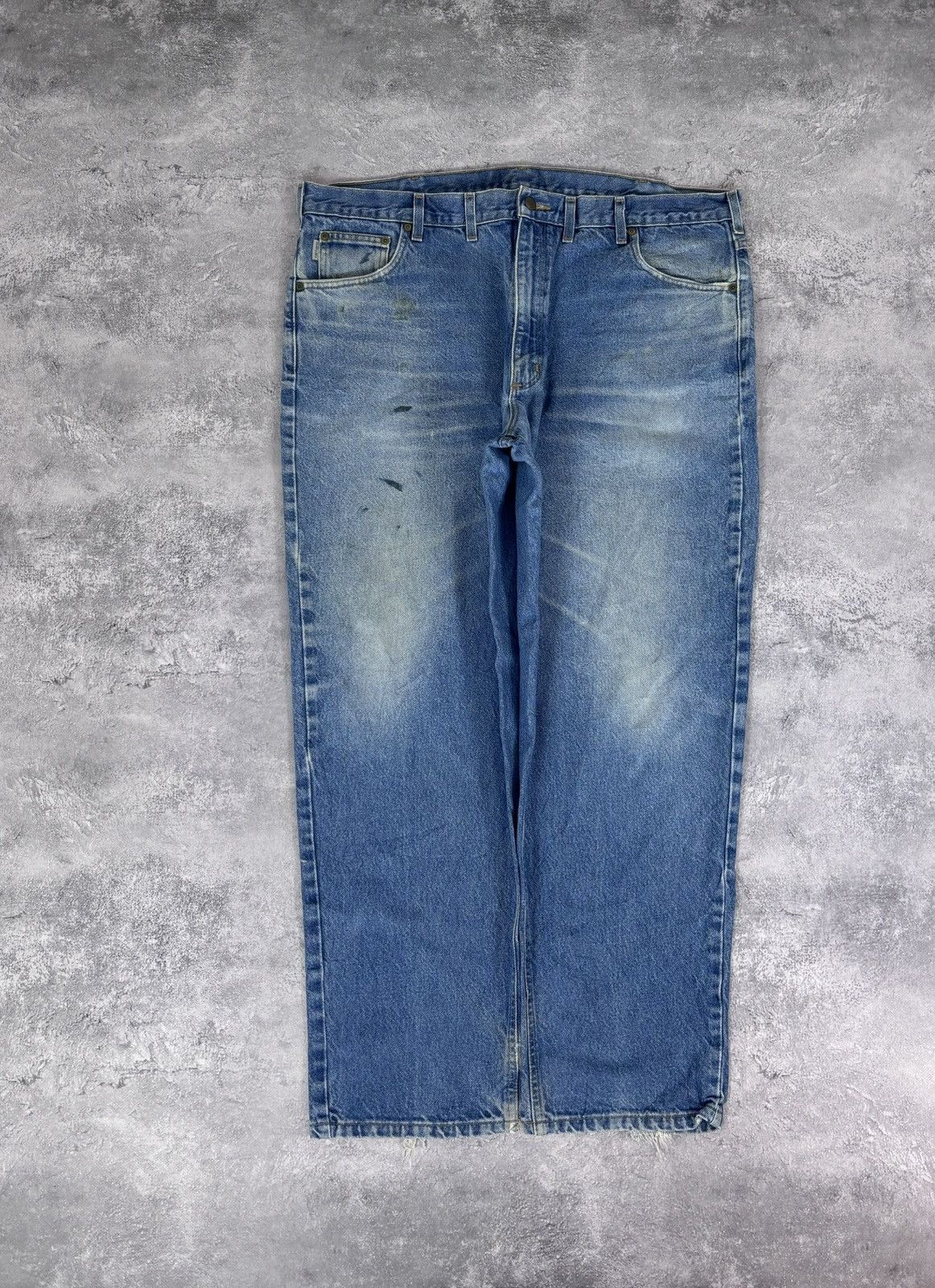 Carhartt Vintage Carhartt Men’s Denim Jeans Faded Light Blue Workwear Size US 44 / EU 60 - 2 Thumbnail