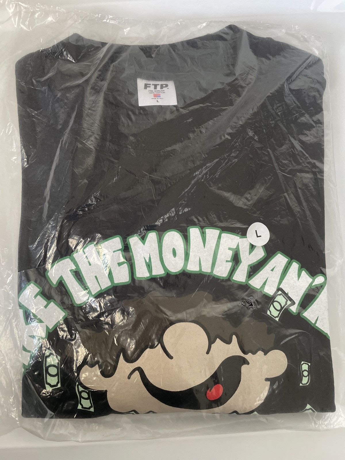 Fuck The Population FTP TAKE THE MONEY N RUN TEE LARGE Size US L / EU 52-54 / 3 - 2 Thumbnail