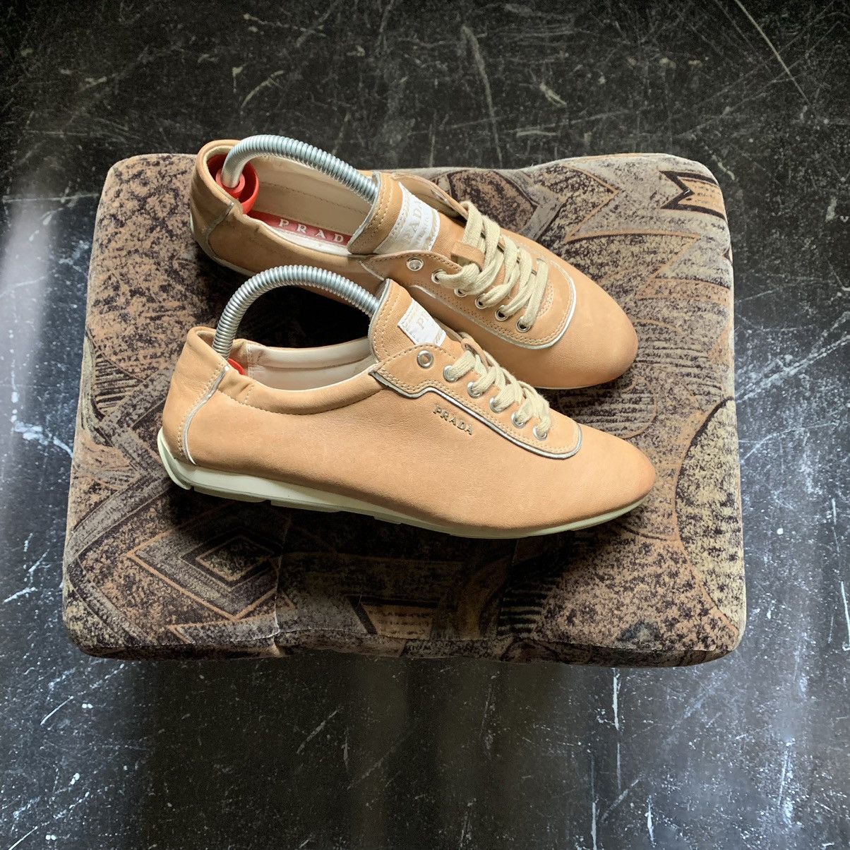 Prada Leather Sneakers 25 cm