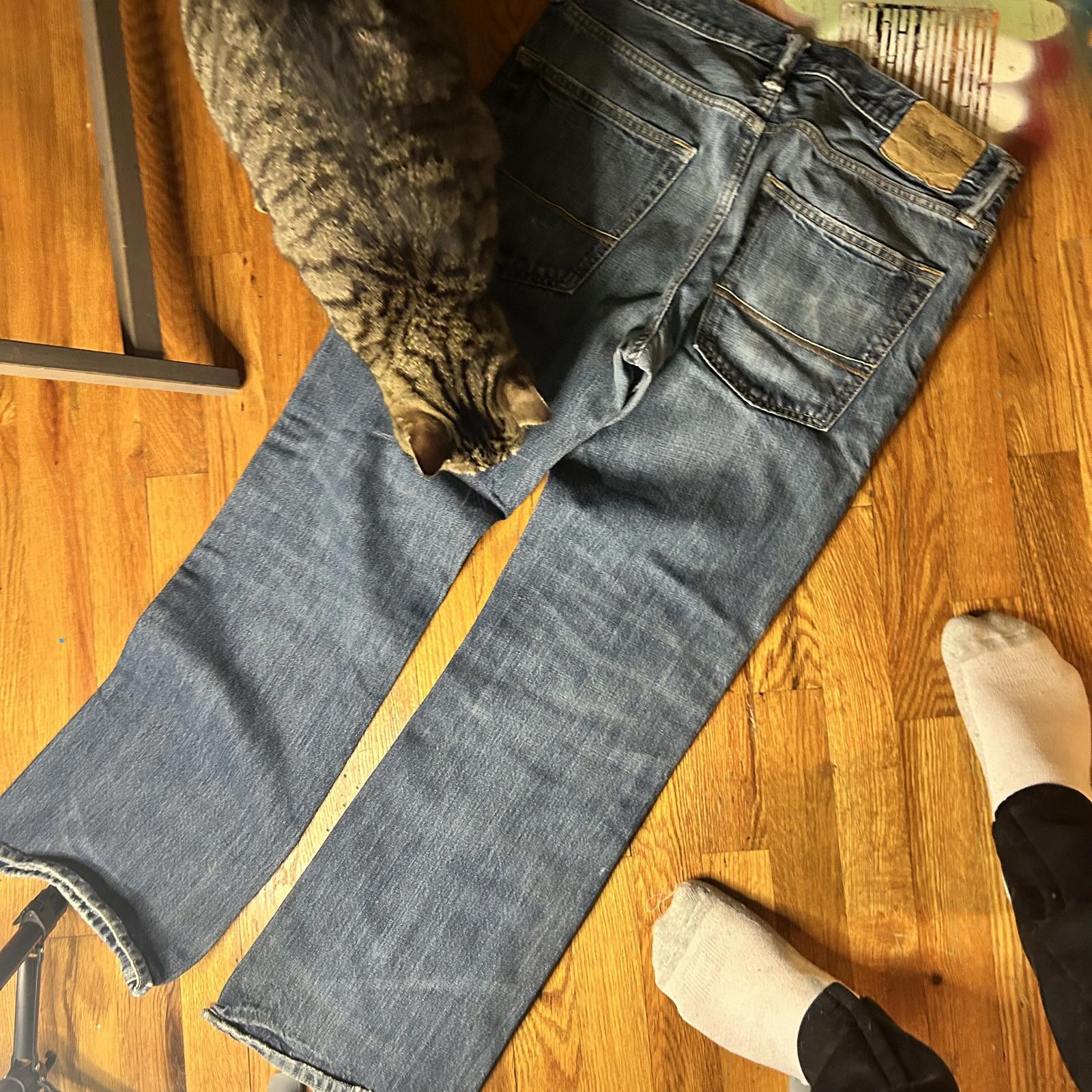 Abercrombie & Fitch Vintage Abercrombie & Fitch Men's Jeans - Size 31x30 Size US 31 - 3 Thumbnail