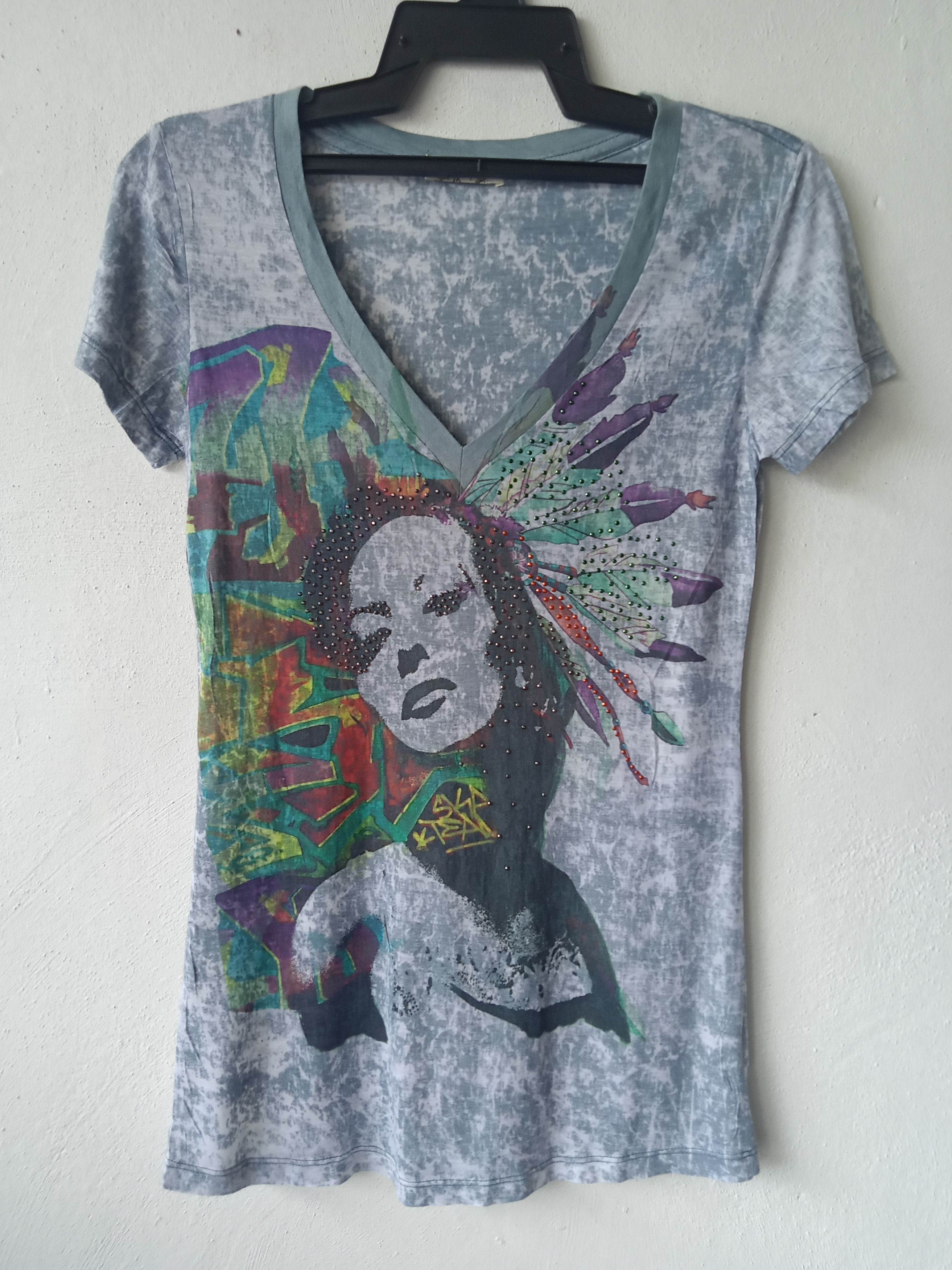 Seditionaries Paper Thin Multicolor Print T shirt Size M / US 6-8 / IT 42-44 - 1 Thumbnail