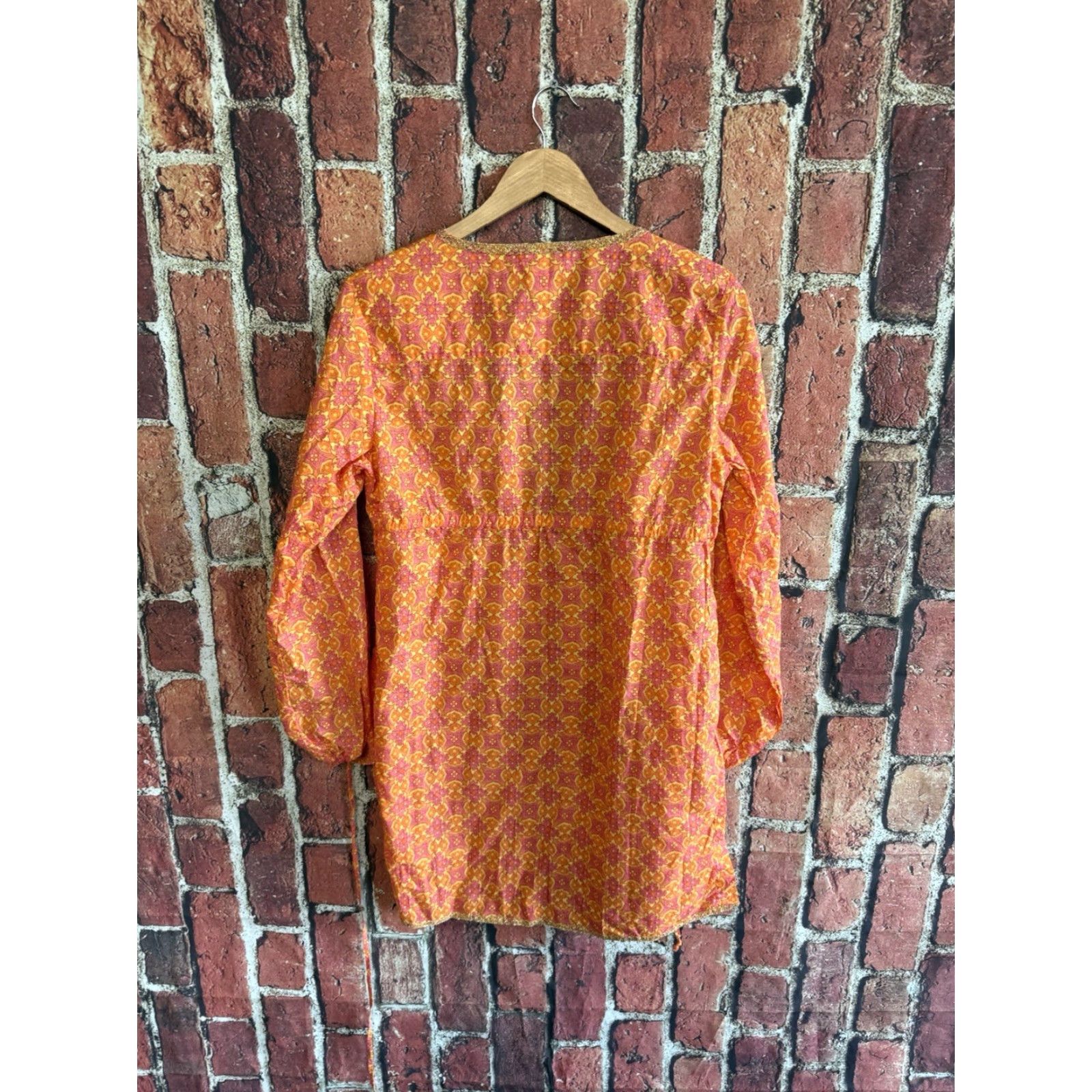 Victoria's Secret Victoria's Secret Dress Geometric 3/4 Sleeve Orange M/L Womens Size M / US 6-8 / IT 42-44 - 2 Thumbnail