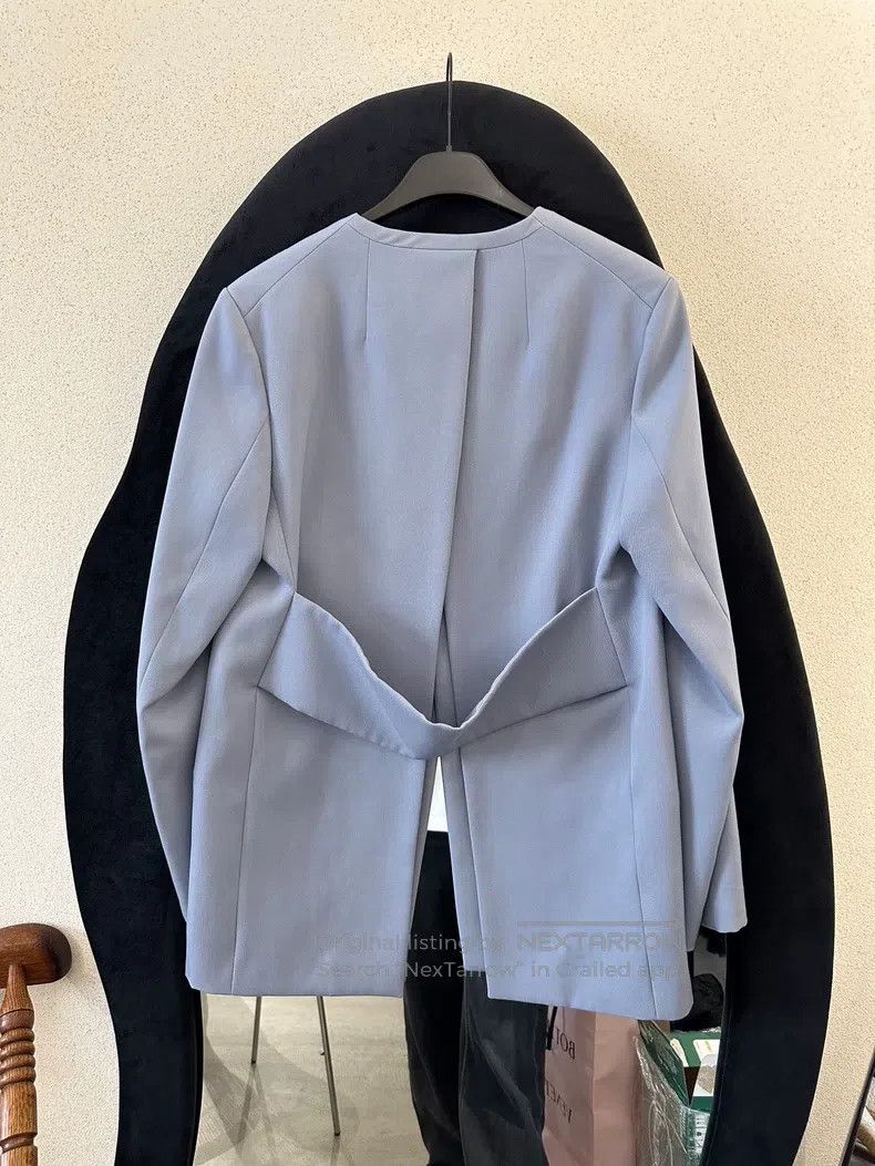 Jil Sander Jil Sander size 34 Blue suit jacket Size S / US 4 / IT 40 - 2 Thumbnail