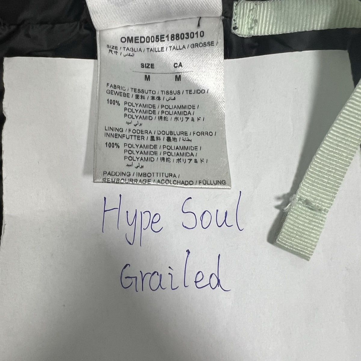 Off-White OFF-WHITE TECHNICAL FABRIC DOWN JACKET Size US M / EU 48-50 / 2 - 13 Thumbnail