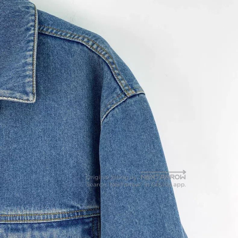 Gucci Gucci Blue logo embroidered cotton lapel single-breasted l Size US L / EU 52-54 / 3 - 3 Thumbnail