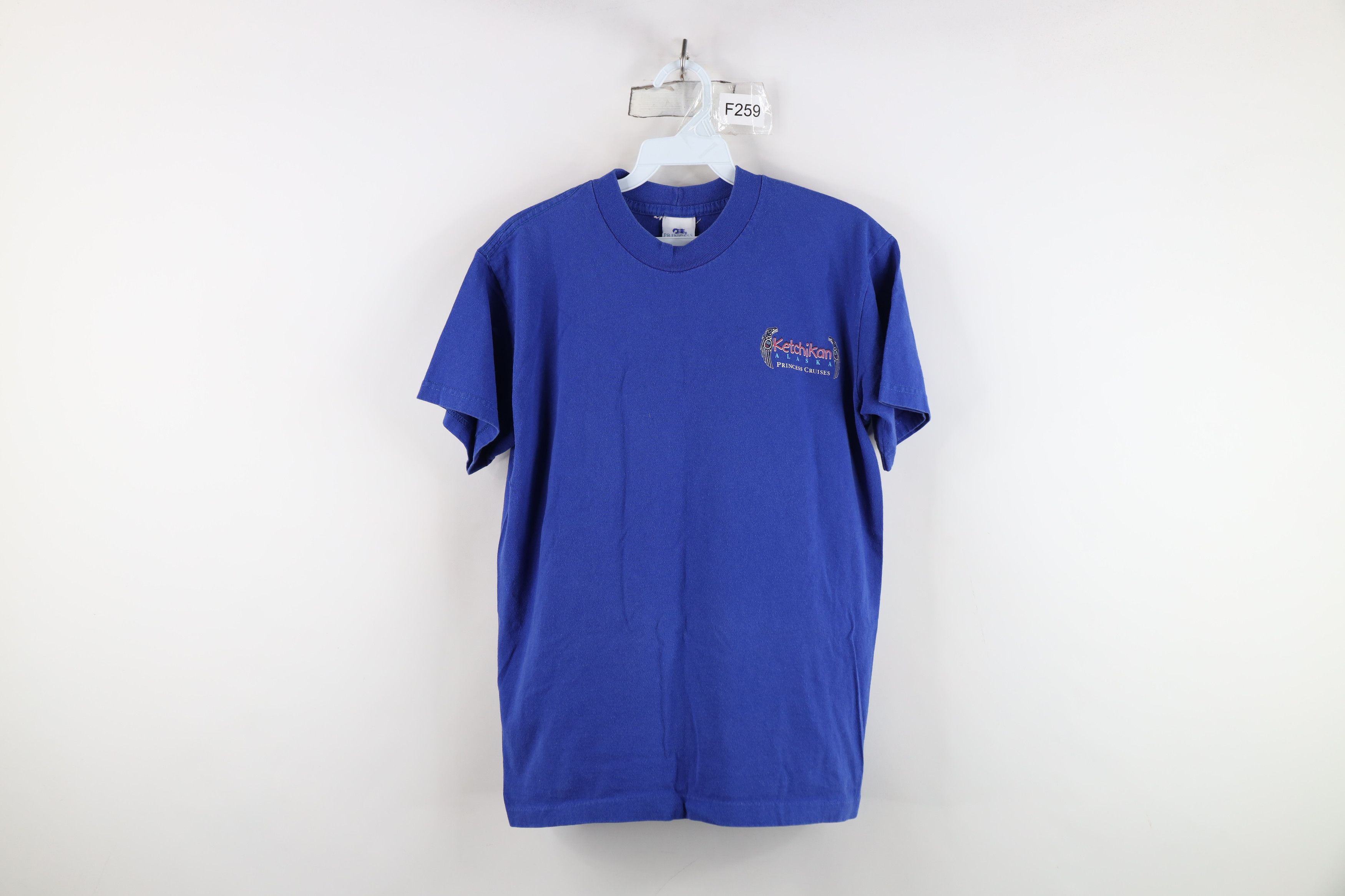 Vintage Vintage 90s Cruises Ketchikan Alaska T-Shirt Blue Cotton Size S / US 4 / IT 40 - 1 Thumbnail