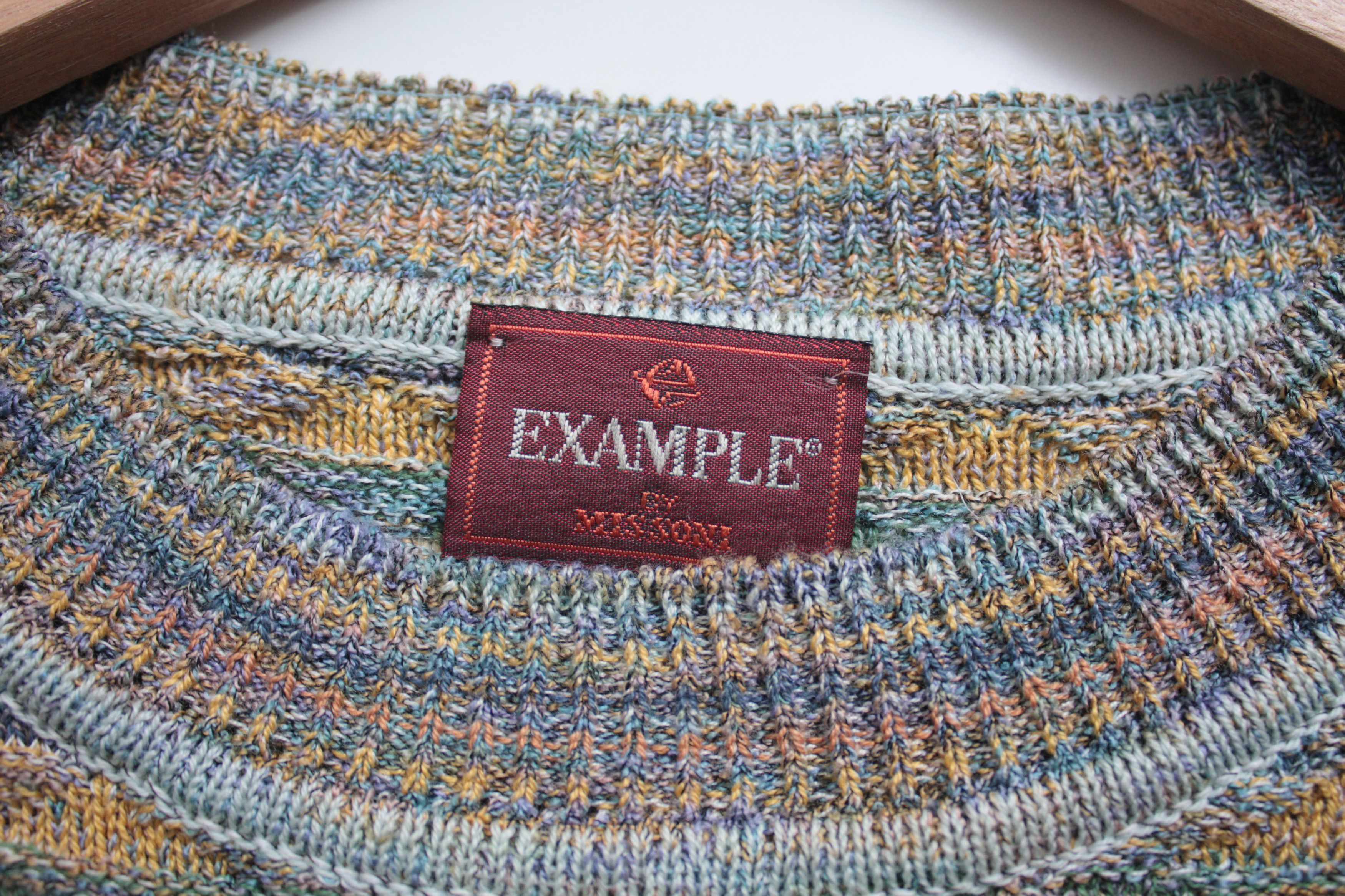 Missoni Missoni Example Knitted Cotton Blend Multicolor Sweater Size US M / EU 48-50 / 2 - 4 Thumbnail