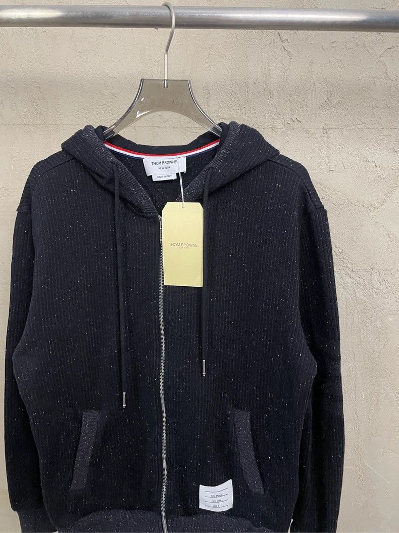 Thom Browne Thom Browne size2 Black jacquard four stripe blended zipper Size US M / EU 48-50 / 2 - 4 Thumbnail