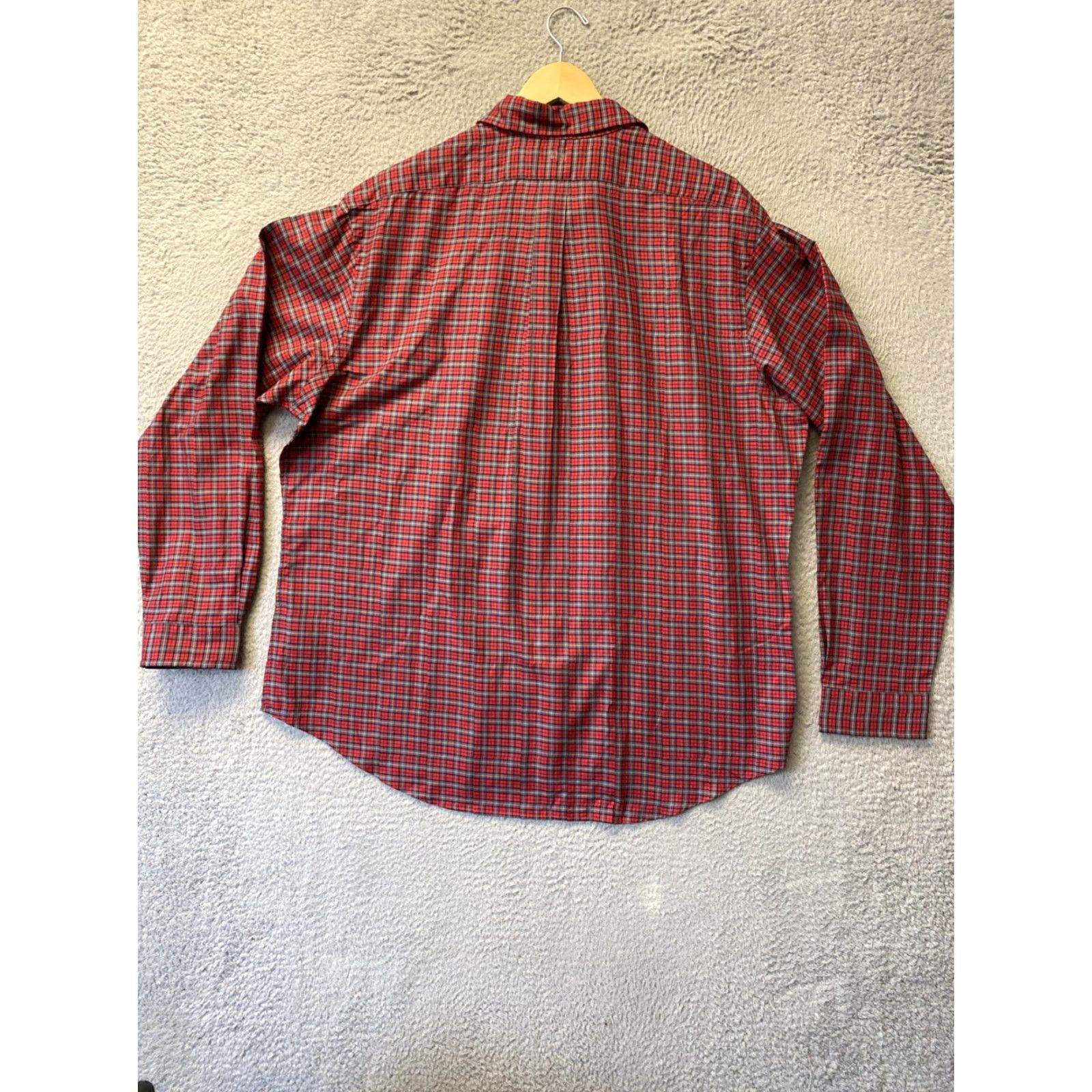 Polo Ralph Lauren VINTAGE Polo Ralph Lauren Button-Up Shirt Mens XXL Red Plaid Long Sleeve Preppy Classic Size US XXL / EU 58 / 5 - 7 Thumbnail