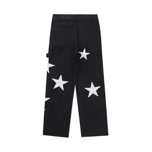 Other Stars Embroidery Baggy Pants Size US 32 / EU 48 - 4 Thumbnail
