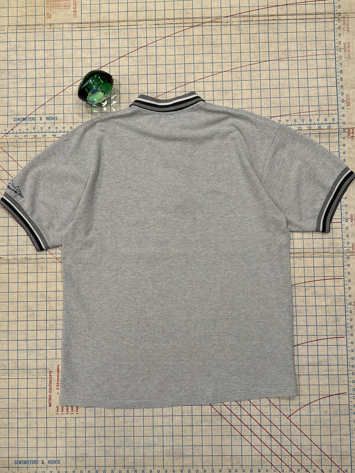 Vintage Vintage Caribou Textured Short Sleeve Polo Shirt Gray XXL Size US XXL / EU 58 / 5 - 9 Thumbnail