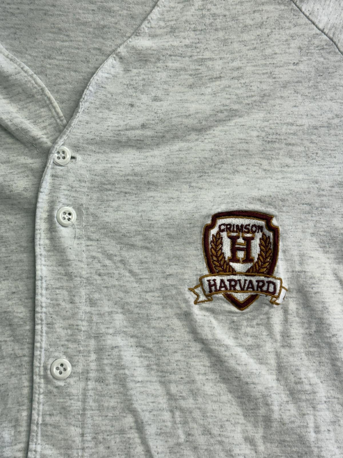 Soffe Vintage 90s Harvard Crimson Baseball Jersey Cotton- XL Size US XL / EU 56 / 4 - 4 Thumbnail