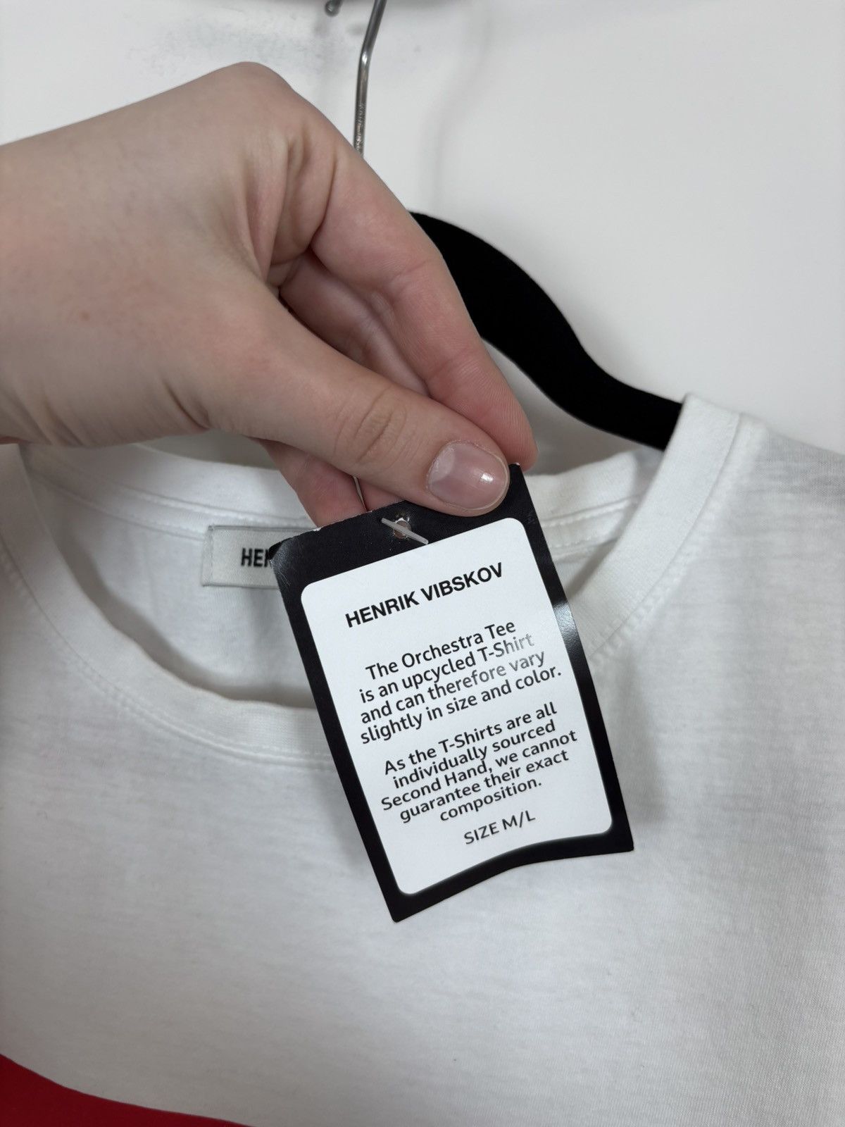 Henrik Vibskov Henrik Vibskov The Orchestra NWT Men’s White T-Shirt Tee Size US L / EU 52-54 / 3 - 12 Thumbnail