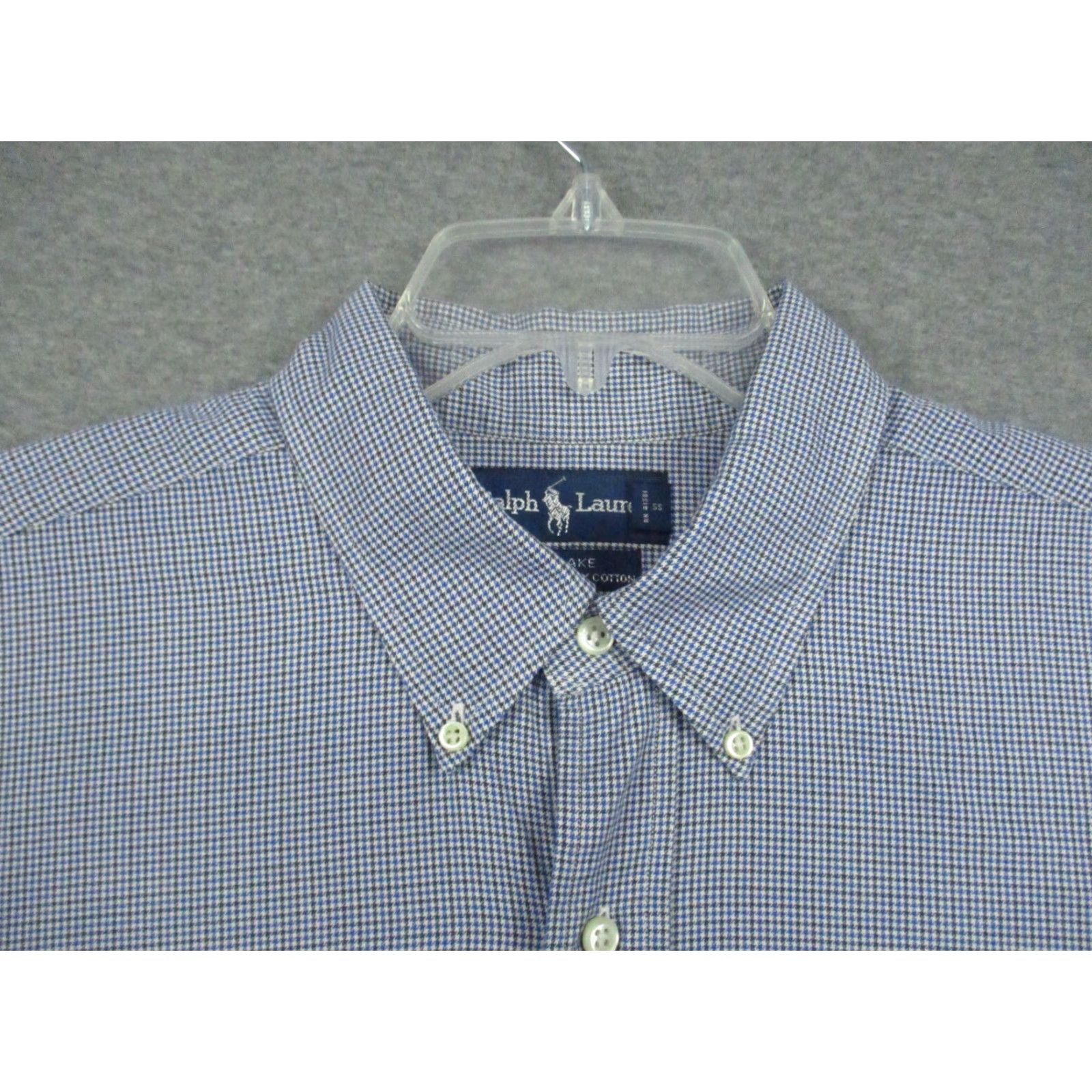 Ralph Lauren Ralph Lauren Blake Shirt XL Men Long Sleeve Button Down Houndstooth Shirt Size US XL / EU 56 / 4 - 4 Thumbnail