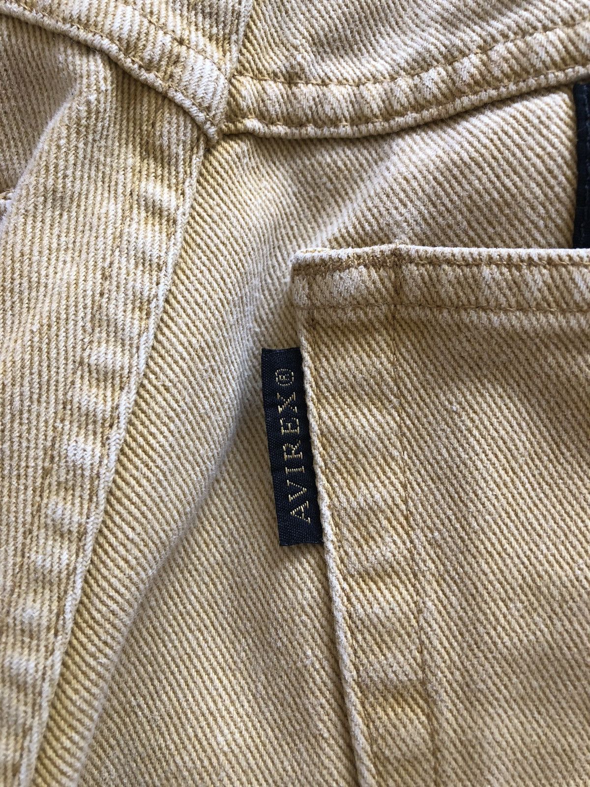 Avirex × Vintage RARE AVIREX USA MADE IN ITALY VINTAGE YELLOW DENIM PANTS Size US 28 / EU 44 - 9 Thumbnail