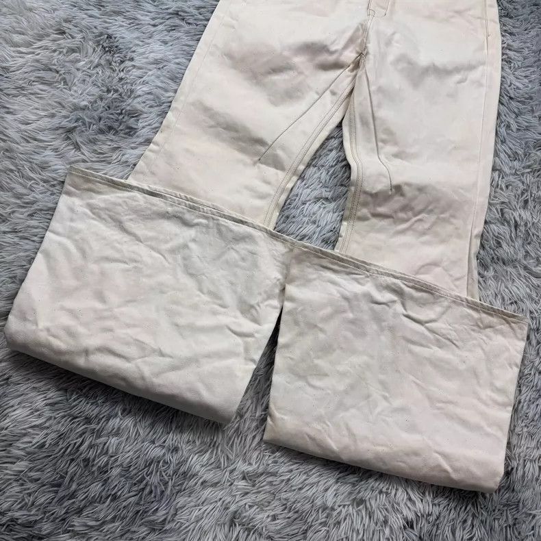 Rick Owens Rick Owens Bolan White Denim Pants-2508 Size US 29 - 4 Thumbnail