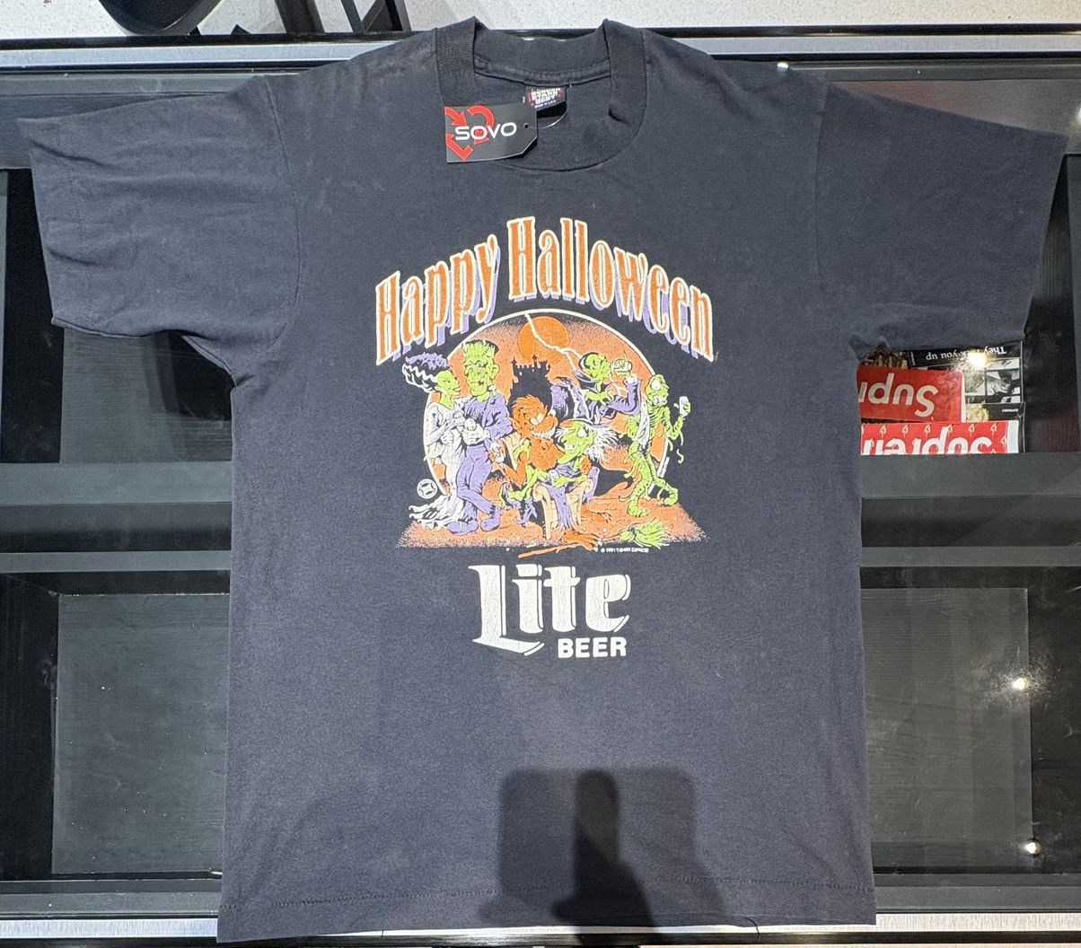 Other Vintage Miller Lite Beer Happy Halloween Tee Size US L / EU 52-54 / 3 - 1 Thumbnail