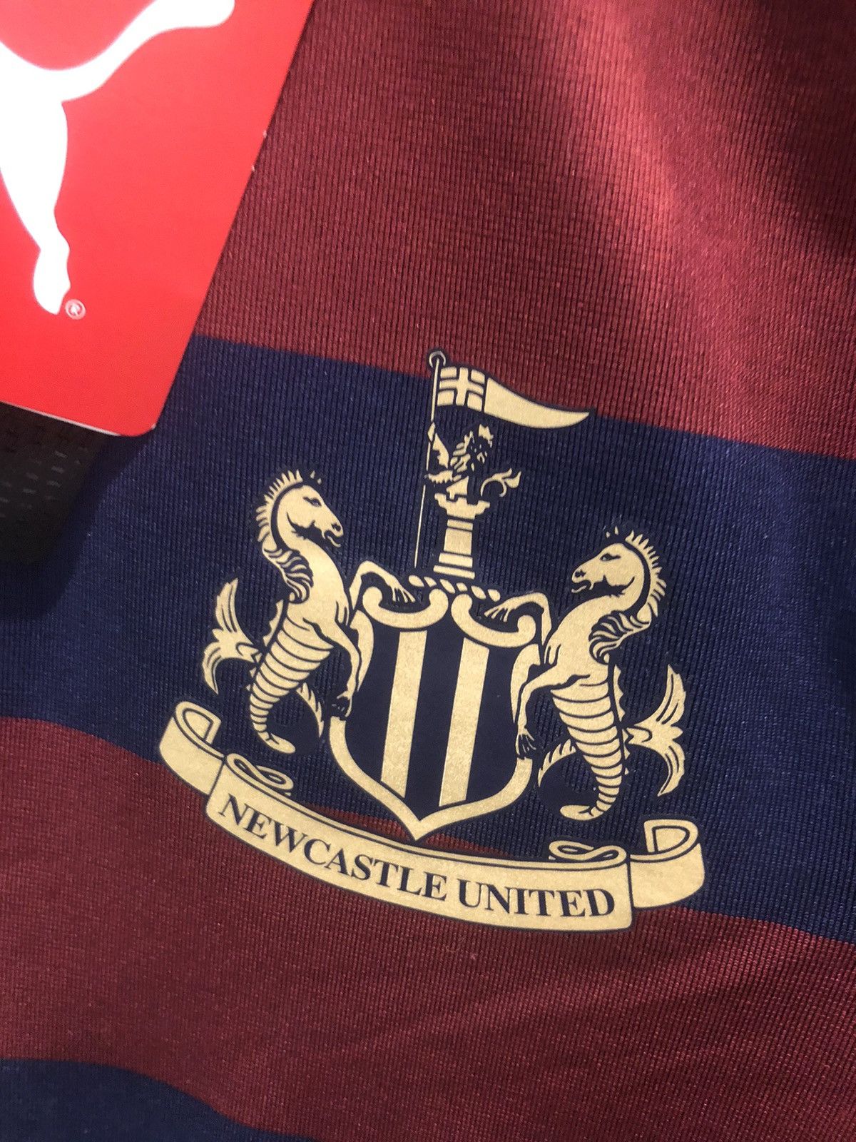 Puma Newcastle United 18/19 player issue away shirt (Bnwt) Size US M / EU 48-50 / 2 - 4 Thumbnail