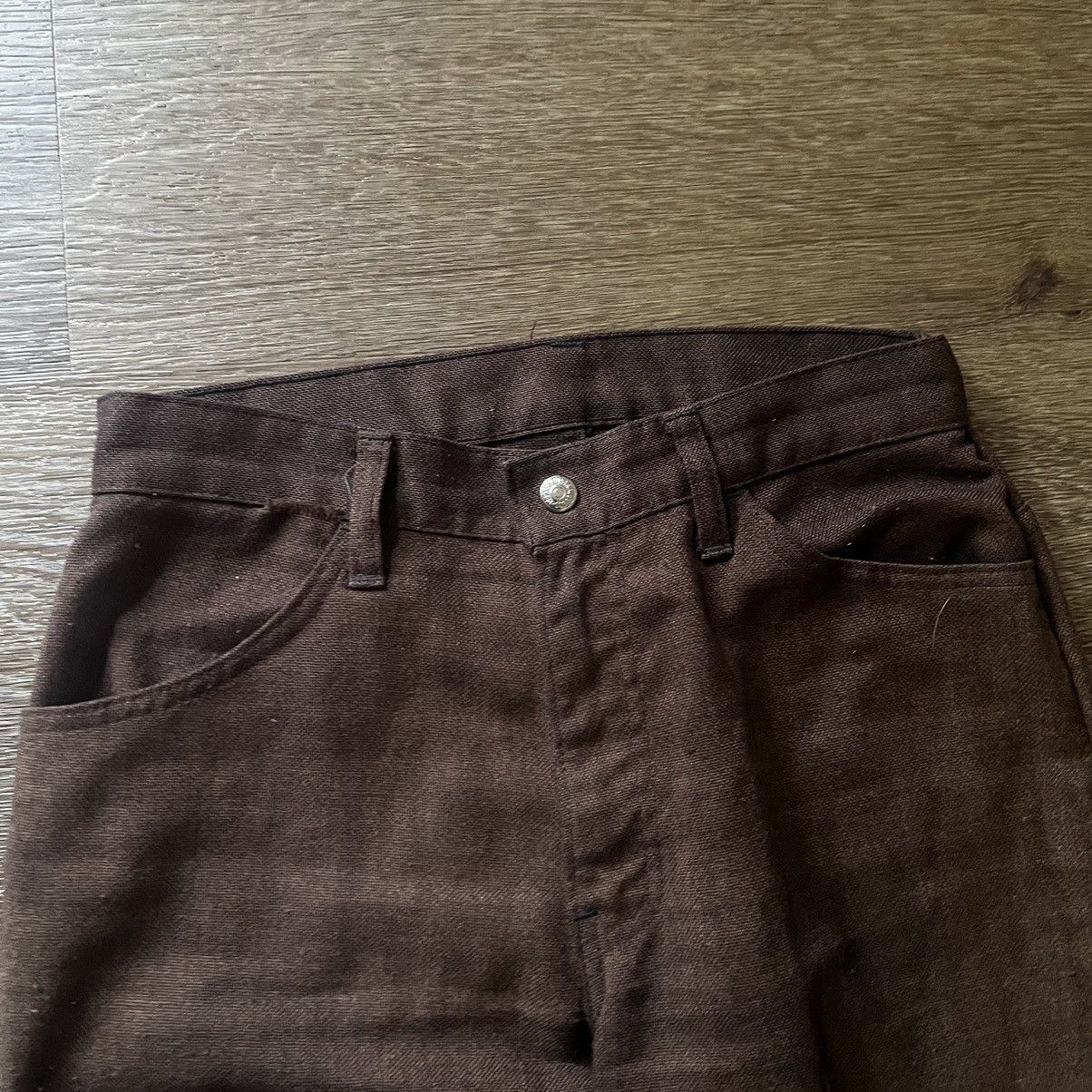 Vintage True Vintage Brown Flare Pants Size US 28 / EU 44 - 2 Thumbnail