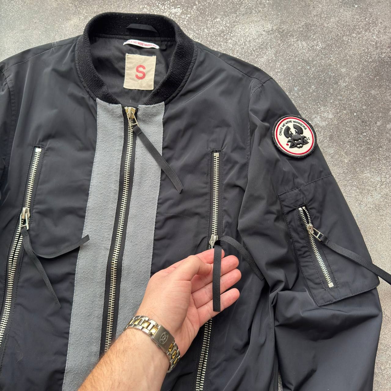 20471120 × Japanese Brand × Vintage Japanese Style Zip Details Techwear Bomber Jacket Size US M / EU 48-50 / 2 - 4 Thumbnail