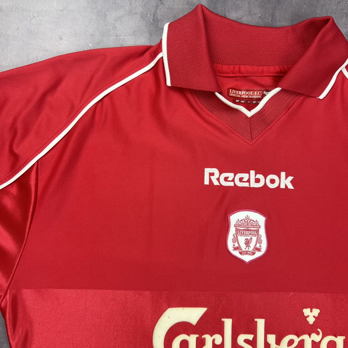 Reebok Rare! Liverpool Reebok 00s Vintage Jersey Shirt Size US M / EU 48-50 / 2 - 5 Thumbnail