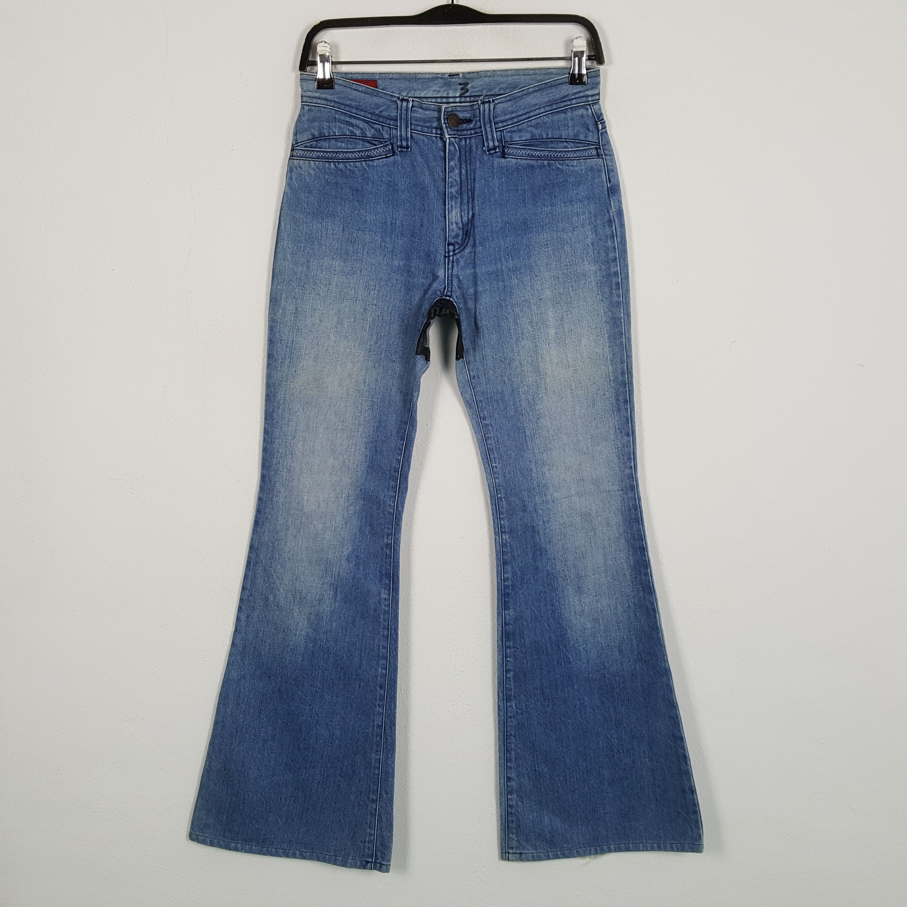 Hysteric Glamour × Japanese Brand × Vintage HYSTERIC GLAMOUR Bootcut Fashion Style Jeans Size 27" / US 4 / IT 40 - 4 Thumbnail
