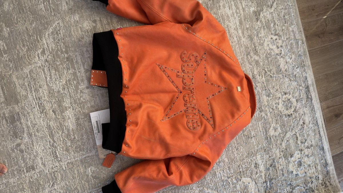 Supreme × Vanson Leathers Supreme X vanson leathers orange jacket. Size US L / EU 52-54 / 3 - 10 Thumbnail