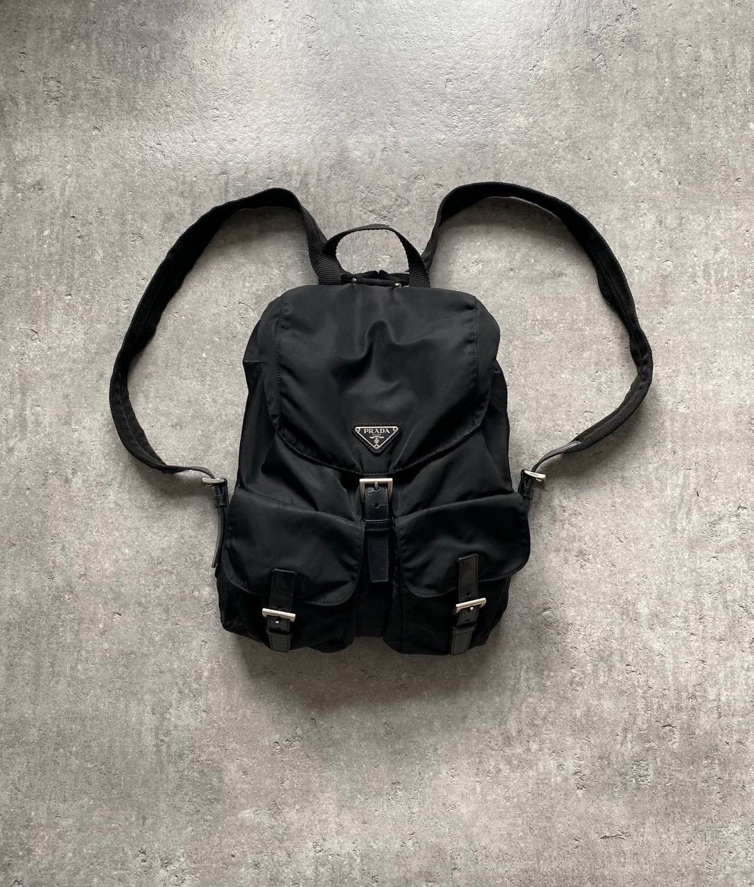 Prada × Vintage VINTAGE BLACK PRADA SPORT BACKPACK | Grailed