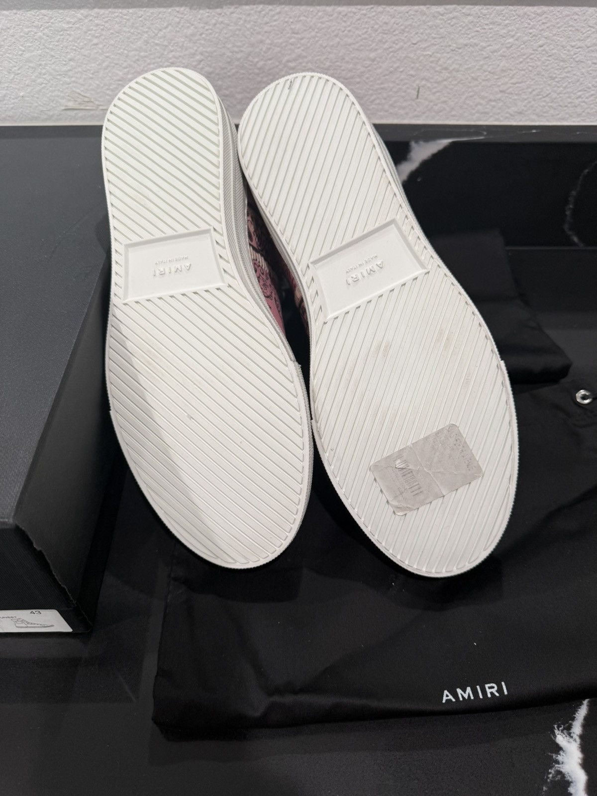 Amiri Amiri Bandana Reconstructed Sunset Sneakers Size US 10 / EU 43 - 6 Thumbnail