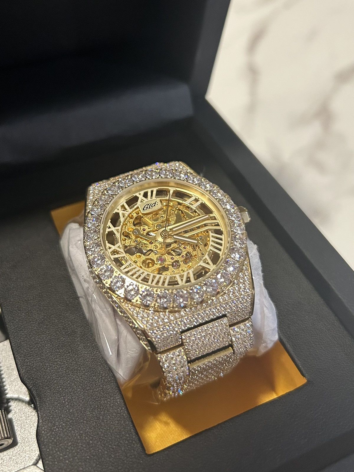 Other Shop GLD 42MM Iced Alpha Era Luminous Skeleton Size ONE SIZE - 5 Thumbnail