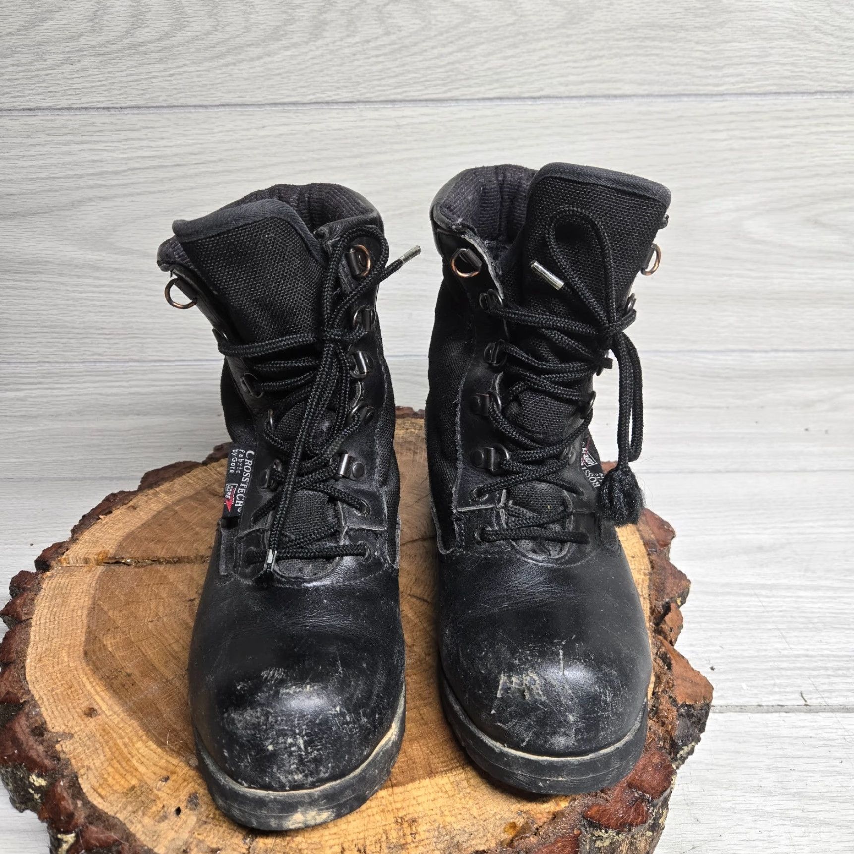 Vintage Rocky Black Insulated Hiking Boot Adult Women's Size 8M - Ankle, Round Toe, Lace Up, Outdoor Size US 8 / IT 38 - 3 Thumbnail