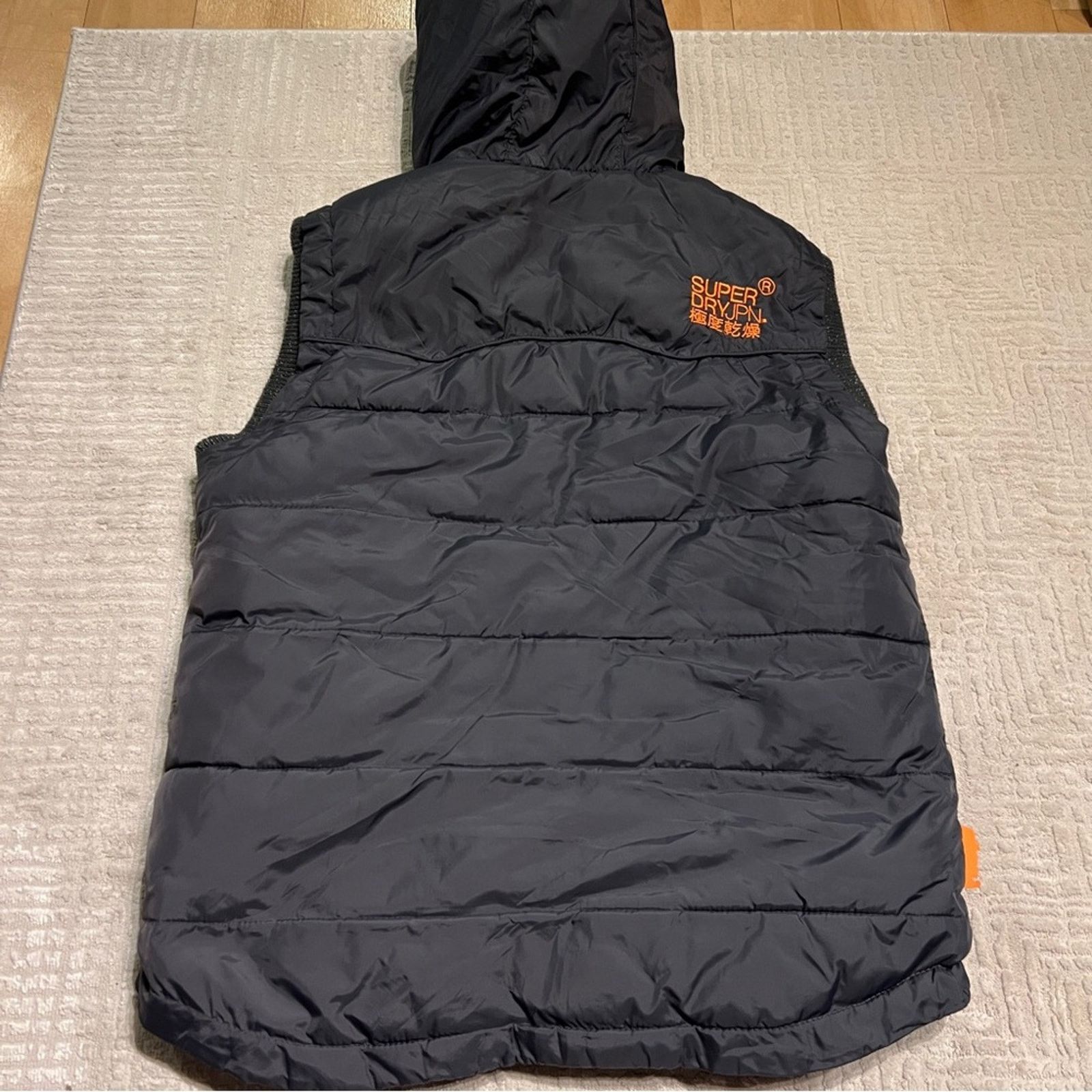 Superdry Superdry Men’s Medium Premium Black Label Hooded Vest Size US M / EU 48-50 / 2 - 8 Thumbnail