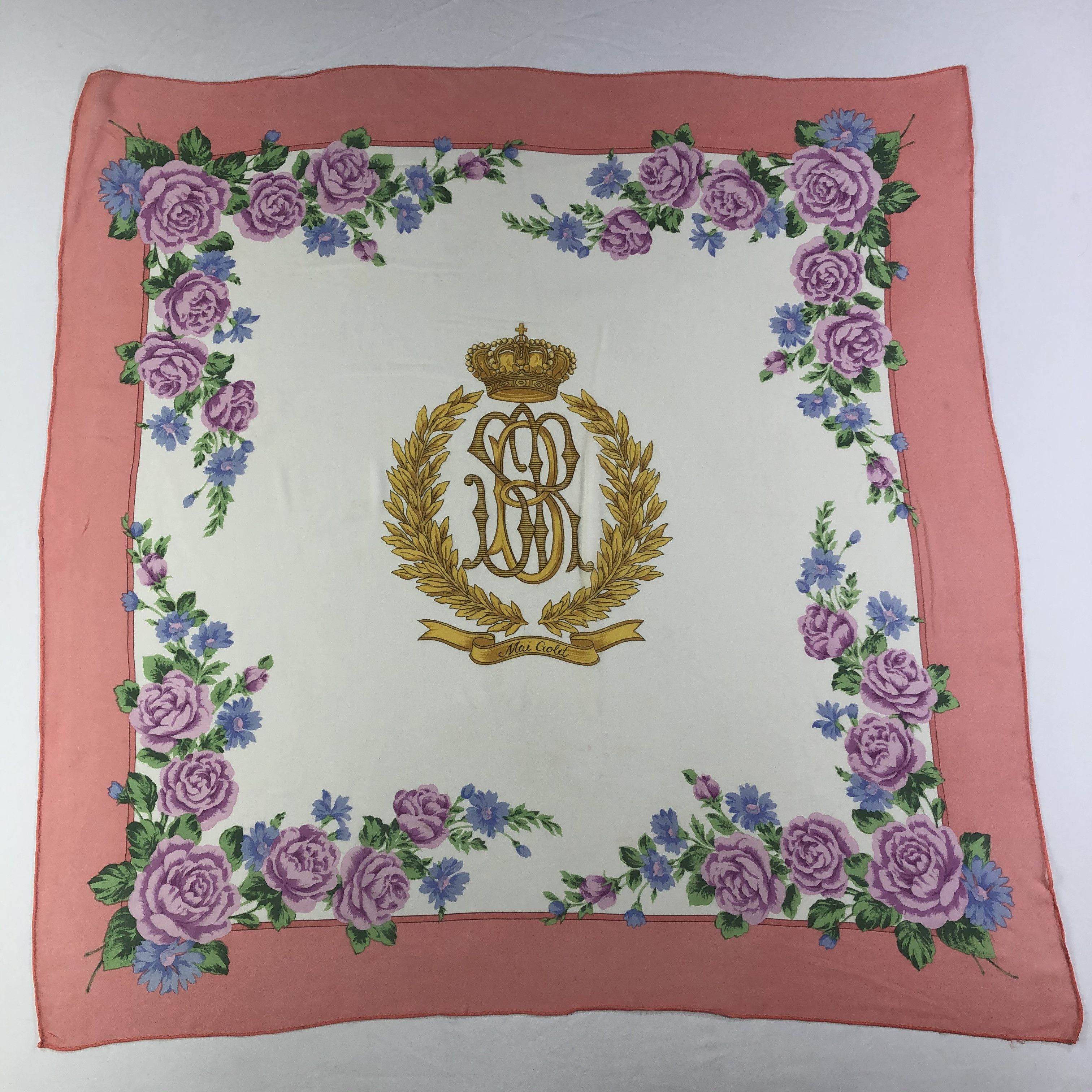 Vintage Vintage Silk Scarf Size ONE SIZE - 2 Thumbnail