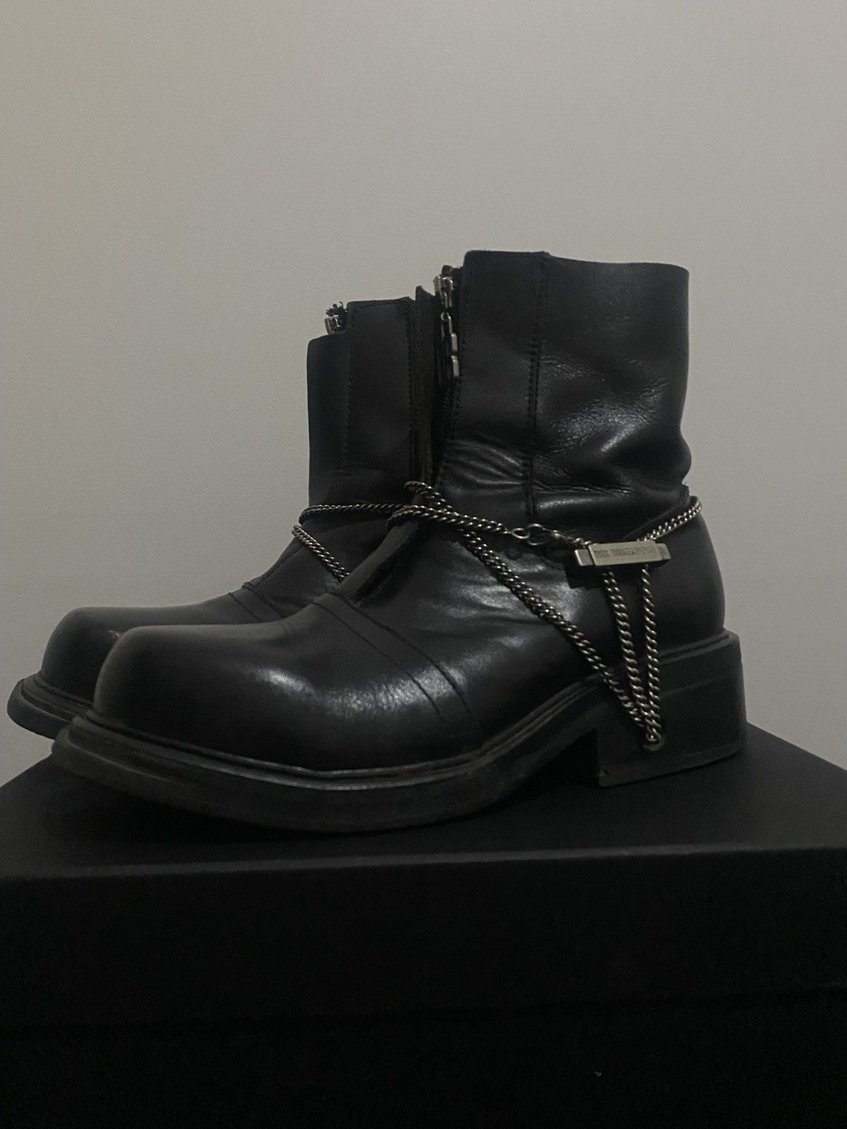 Dirk Bikkembergs Dirk Bikkembergs chain boots Size US 9.5 / EU 42-43 - 1 Thumbnail