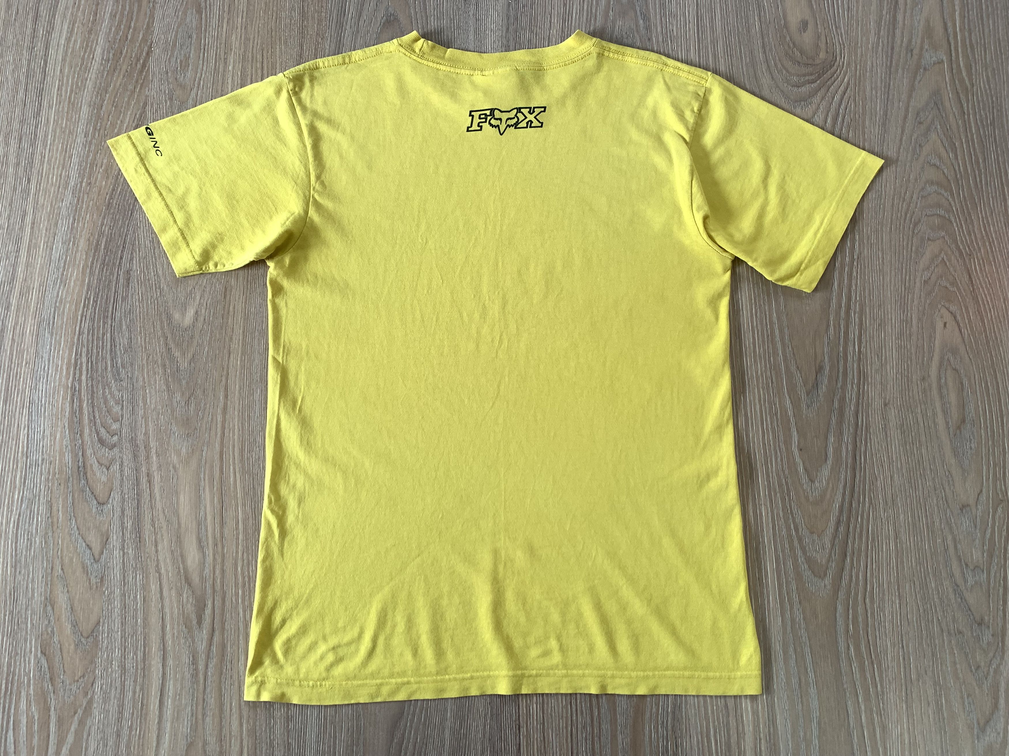 Fox Racing Vintage Fox Racing Yellow Cotton Print T Shirt Size US M / EU 48-50 / 2 - 3 Thumbnail