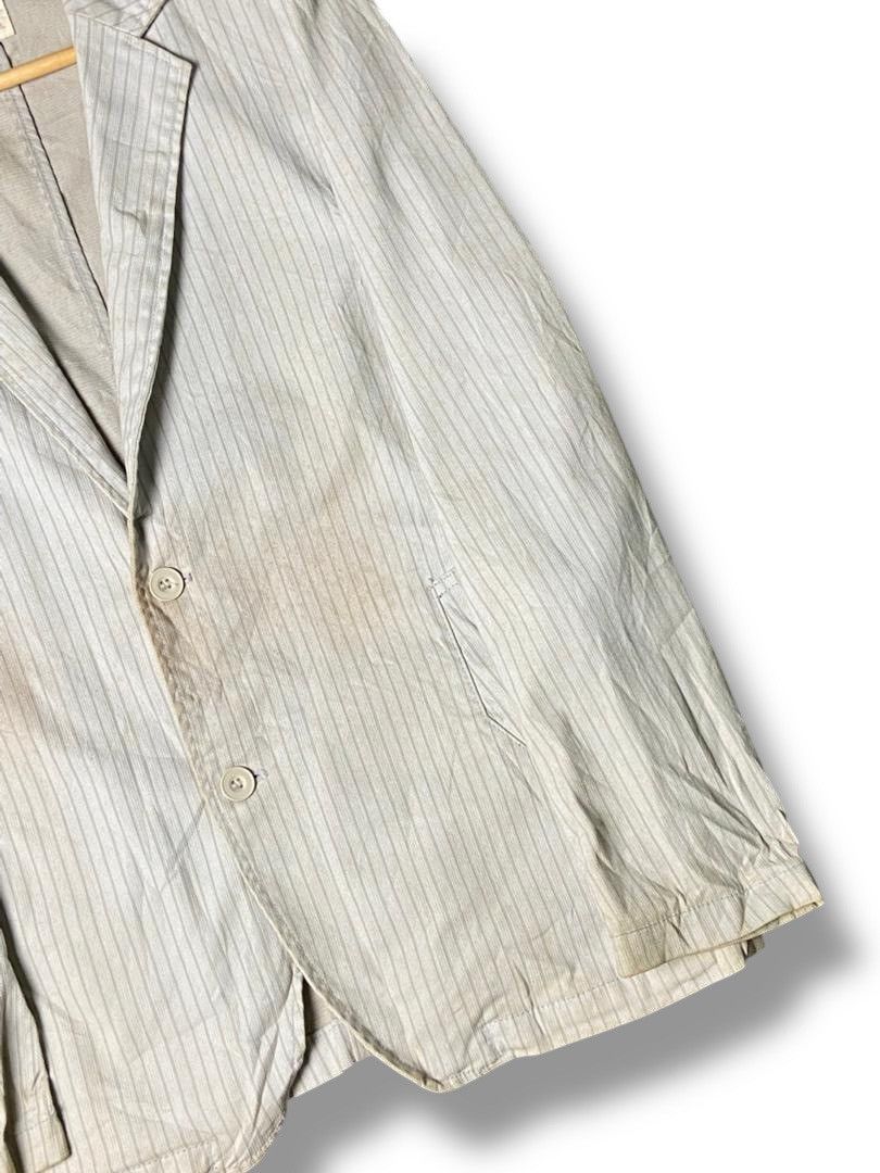 Japanese Brand Vintage RUSH HOUR Stripes Light Blazer (137) Size US XL / EU 56 / 4 - 5 Thumbnail