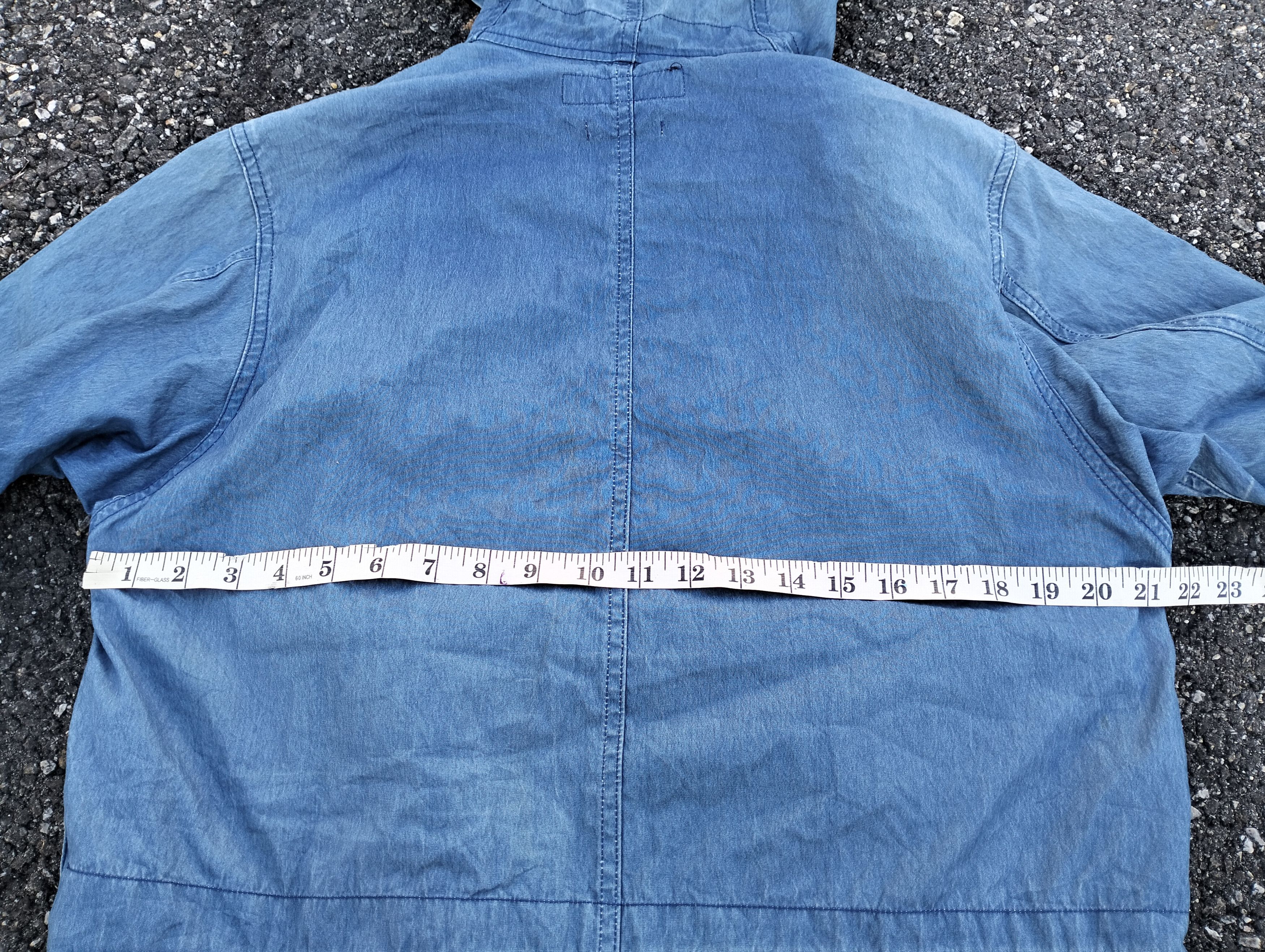 Freemans Sporting Club Vintage Freemans Sporting Club Soft DenimLong Jacket Hoodie Size US M / EU 48-50 / 2 - 21 Thumbnail
